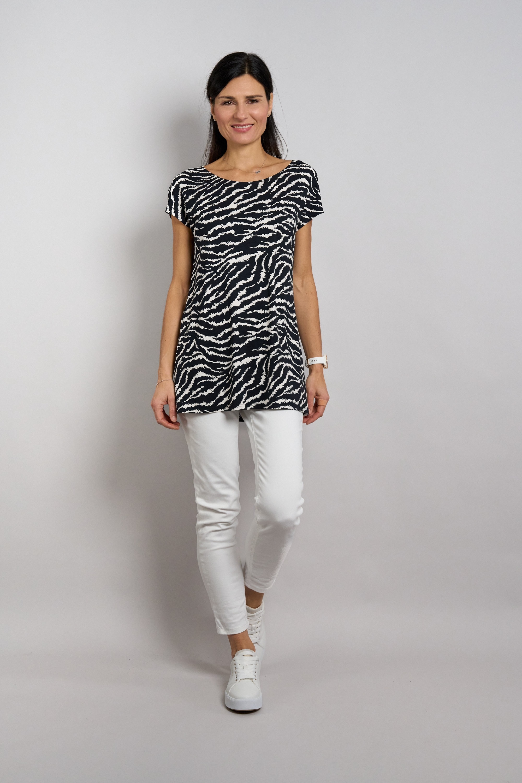 Seidel Moden Longshirt »Otto exclusiv« mit Animal-Print/aus Viskose- MADE IN GERMANY