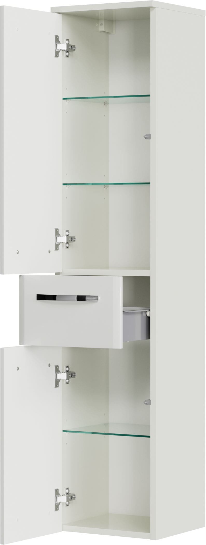 Saphir Badmöbel-Set »Quickset 326, 6-teilig, mit Mineralmarmorwaschtisch« 6 Stk. tlg.