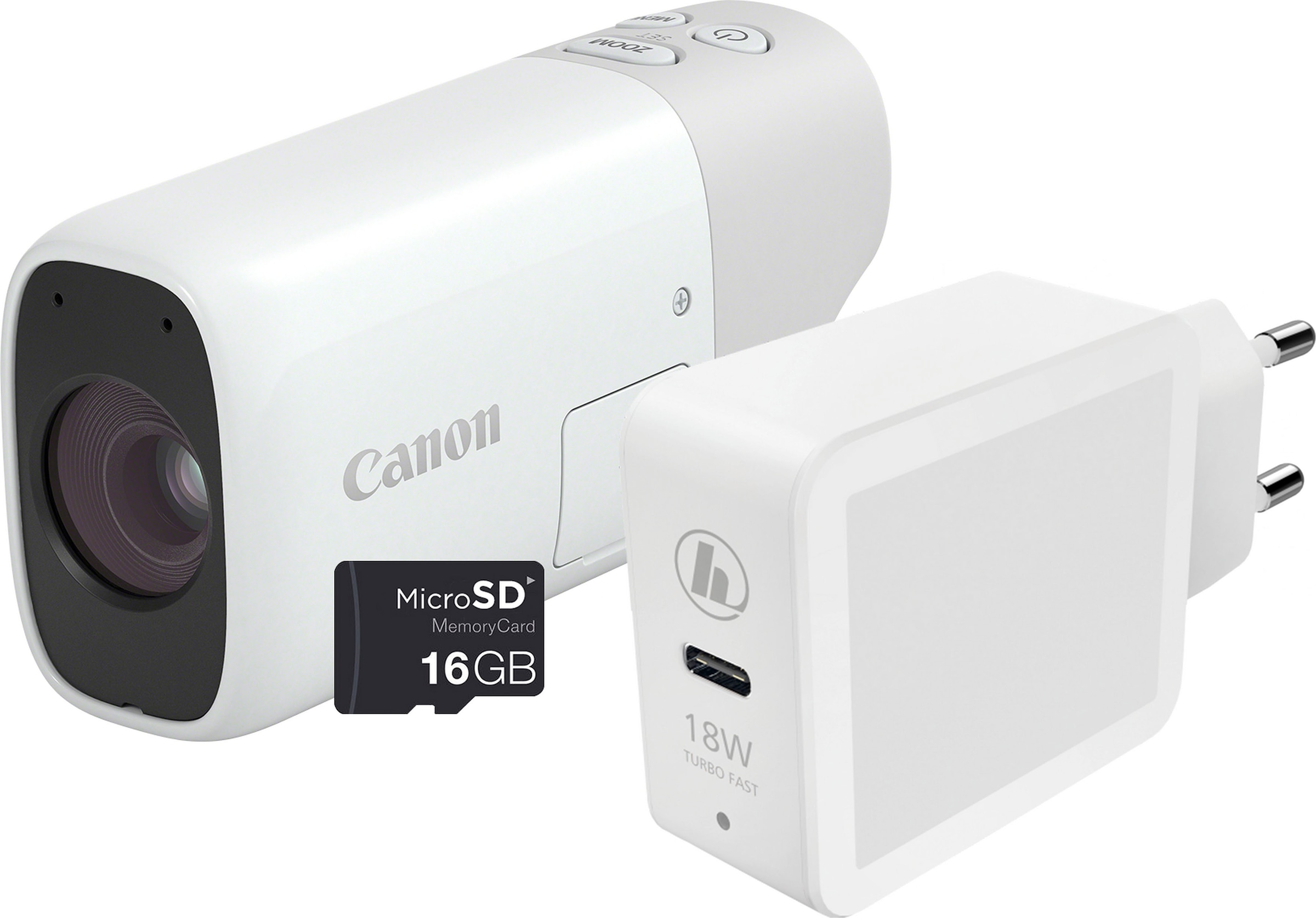 Canon Systemkamera »PowerShot ZOOM Spektiv-Stil Basis Kit«, 12,1 MP, 3 fachx opt. Zoom, WLAN-Bluetooth