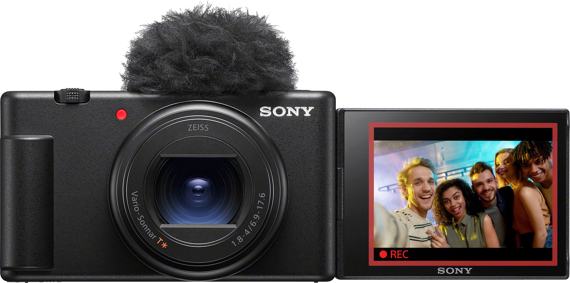 SONY Systemkamera "Vlog-Kamera ZV-1 II 4K Ultra HD Video", B:10,55cm H:6cm T:4,35cm, schwarz, Fotokameras