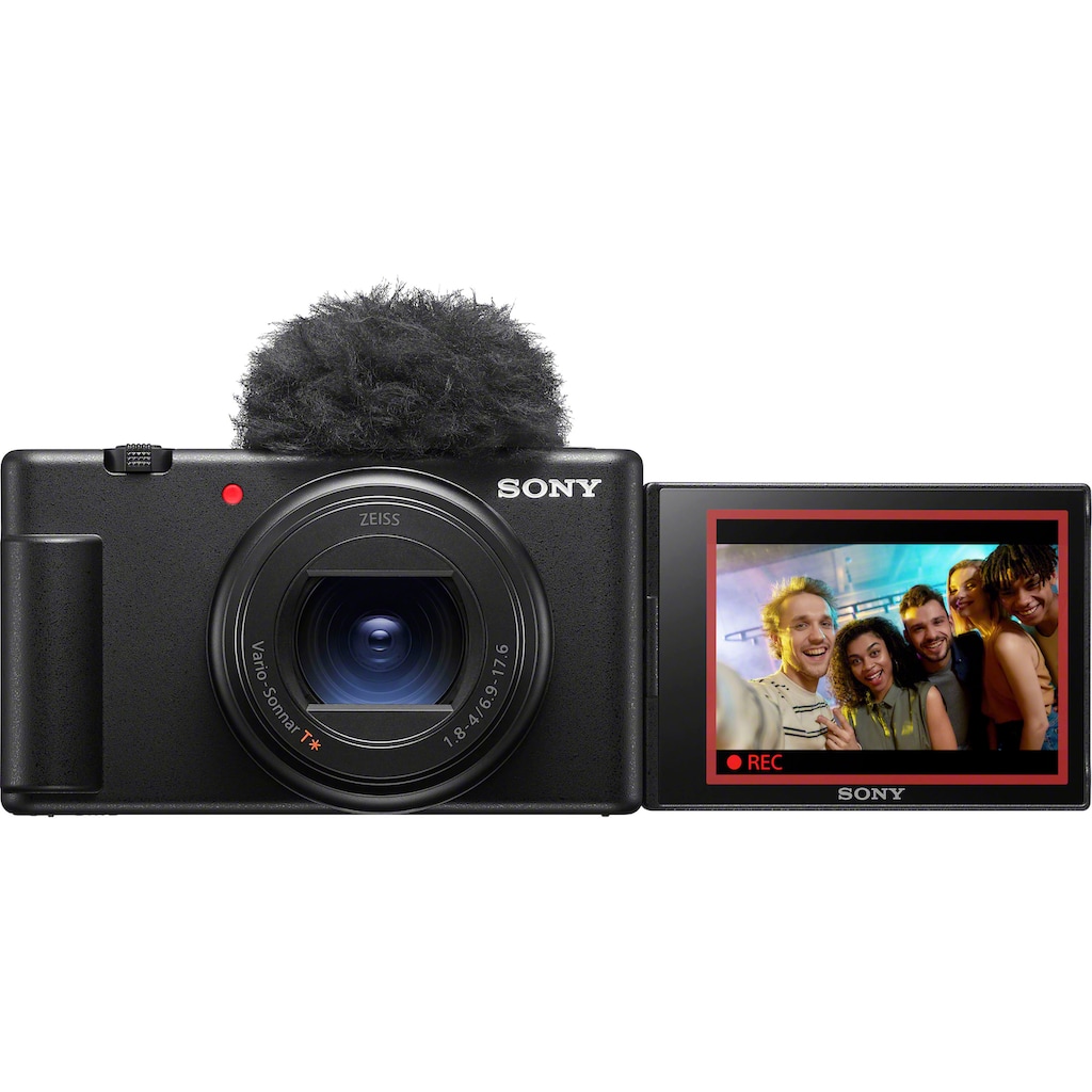 Sony Systemkamera »Vlog-Kamera ZV-1 II 4K Ultra HD Video«, 20,1 MP, 2,7 fachx opt. Zoom, Bluetooth-WLAN (Wi-Fi)