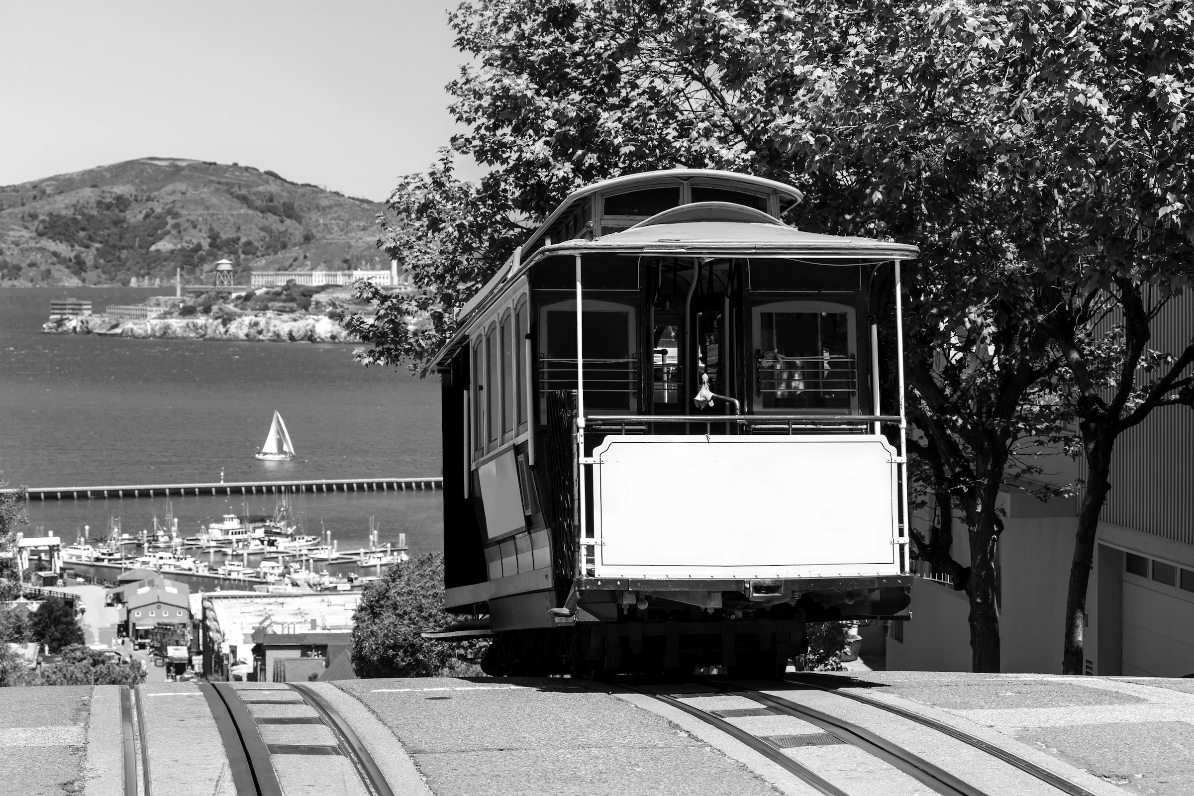 Papermoon Fototapete "Stadt Schwarz & Weiß"