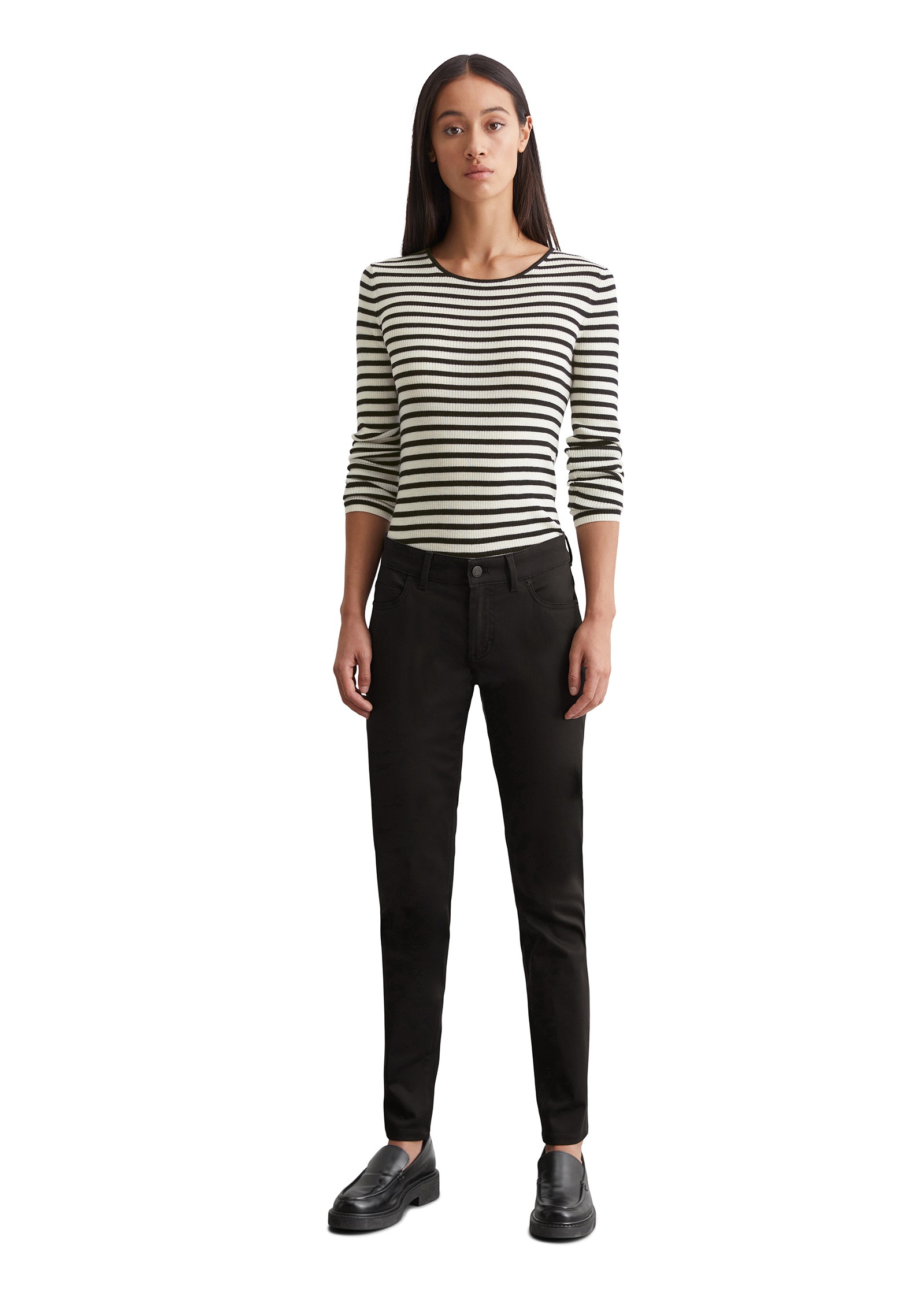 Marc O'Polo 5-Pocket-Hose »aus Satin-Stretch«
