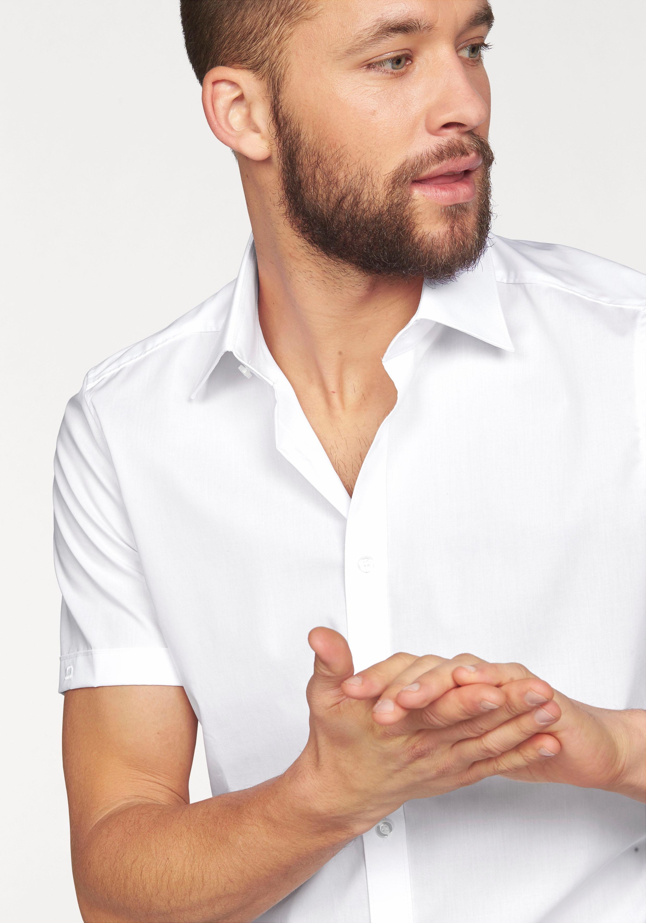 OLYMP LEVEL FIVE Hemd LEVEL FIVE Body Fit  weiss   37 herren 2