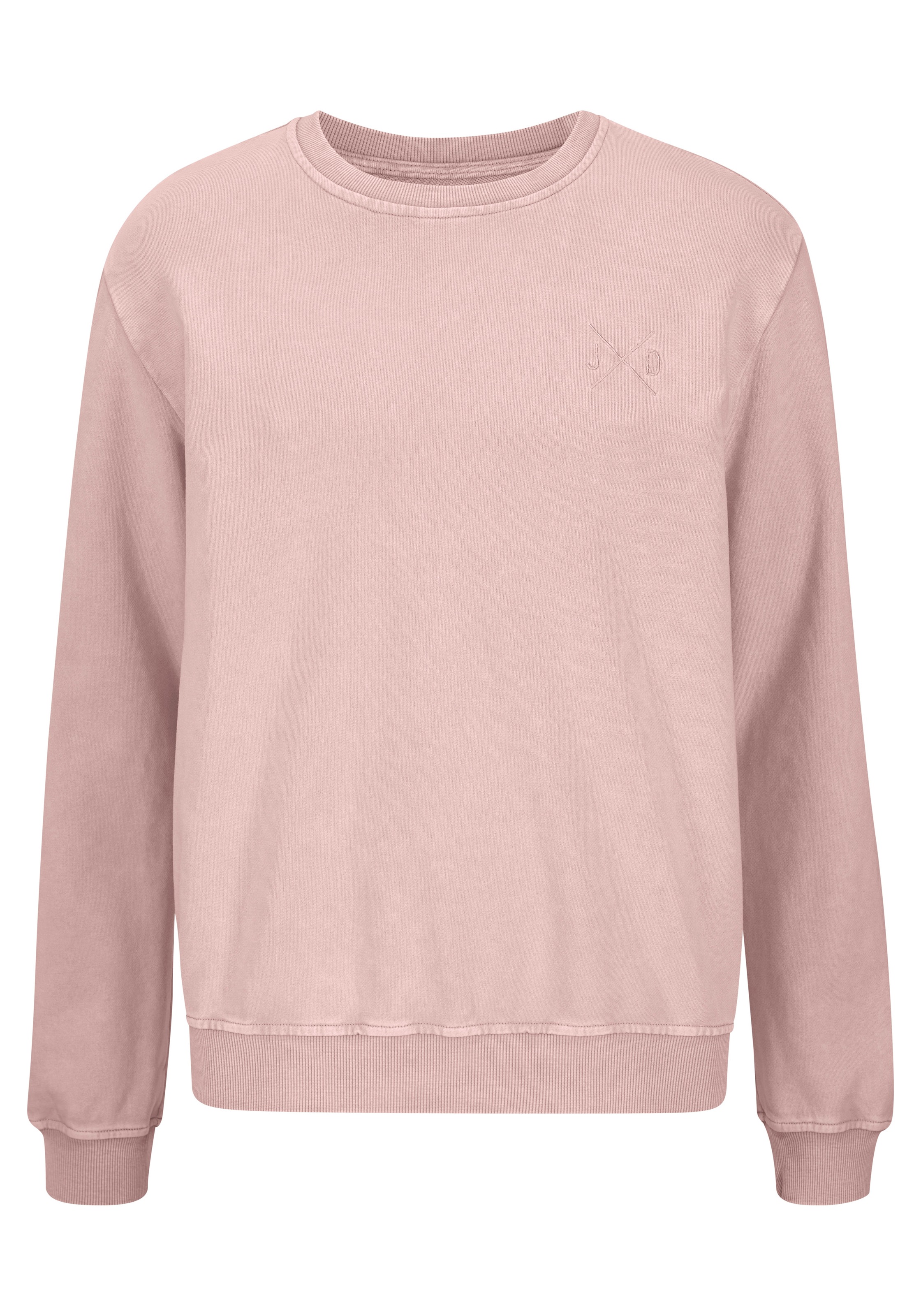 John Devin Sweatshirt, mit besonderer Waschung, kleine Logostickerei vorn günstig online kaufen