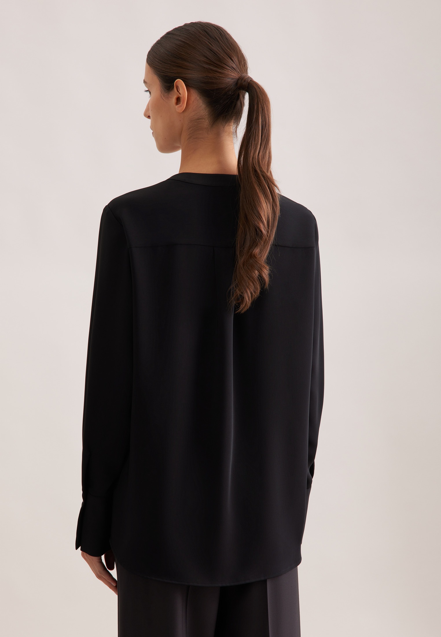 seidensticker Klassische Bluse "Schwarze Rose" Tunika Uni günstig online kaufen