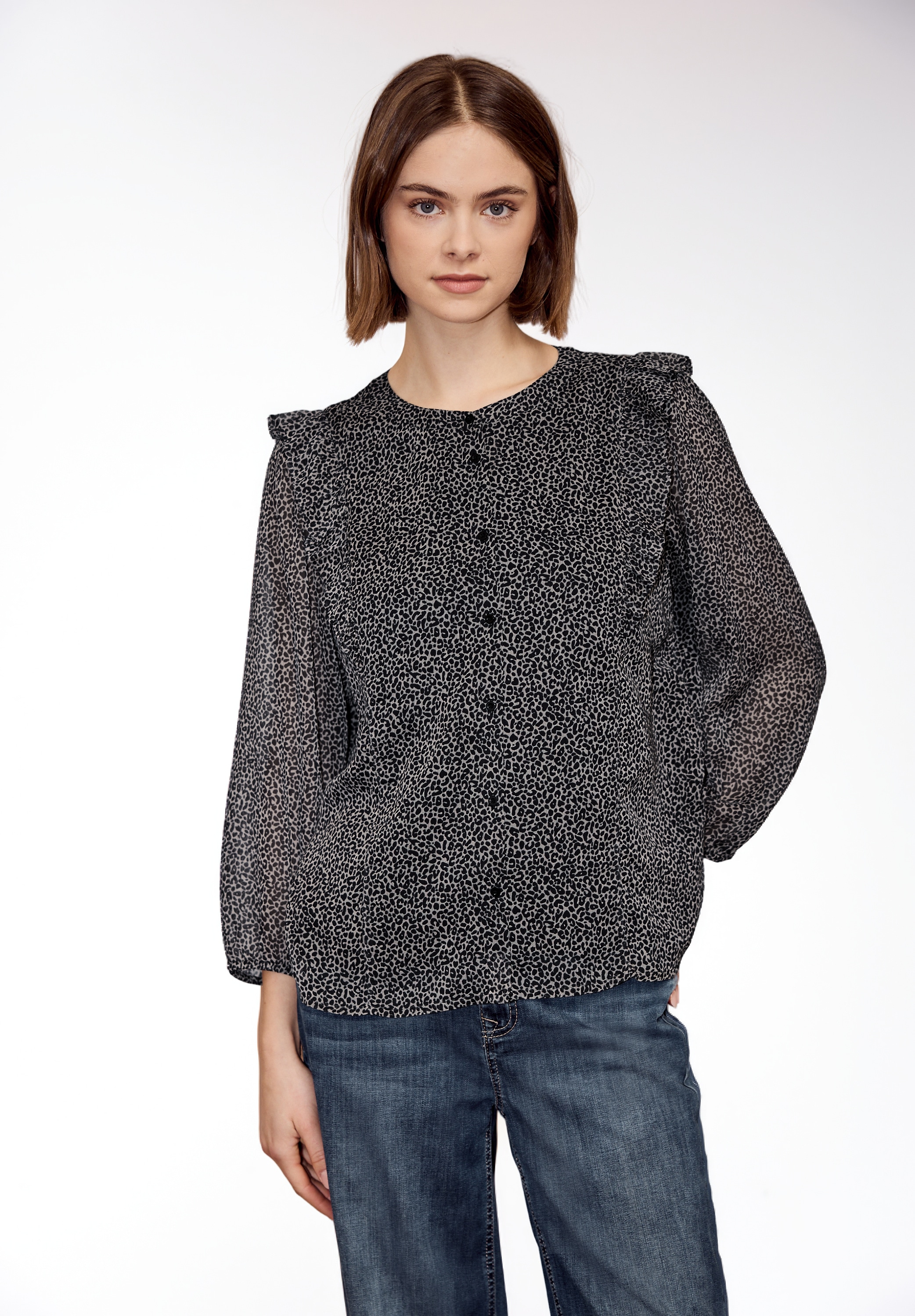 STREET ONE STUDIO Chiffonbluse günstig online kaufen