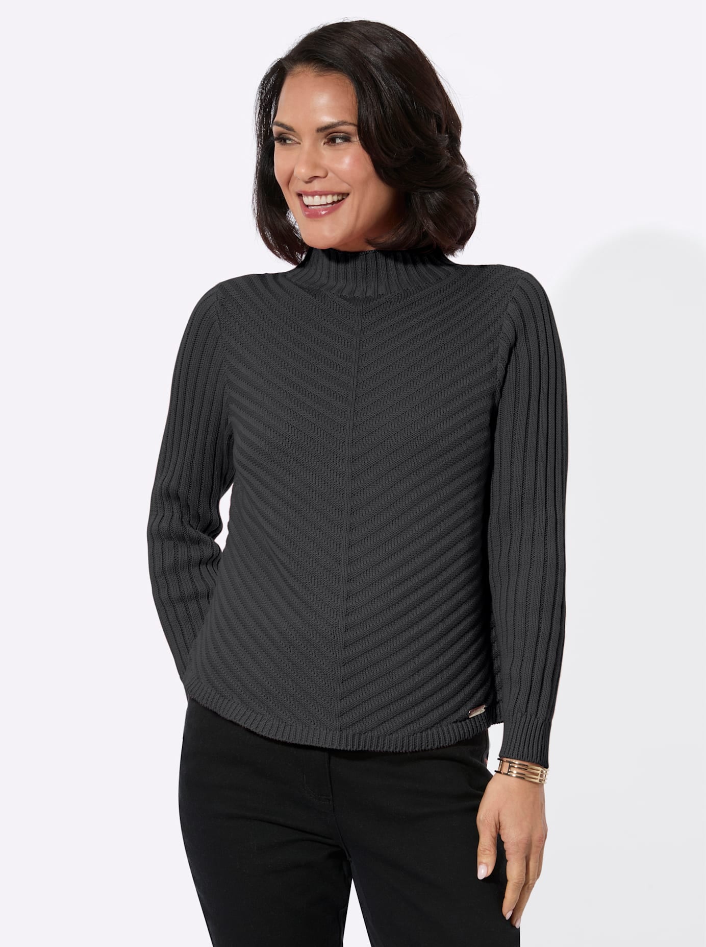 Casual Looks Stehkragenpullover "Stehkragen-Pullover"