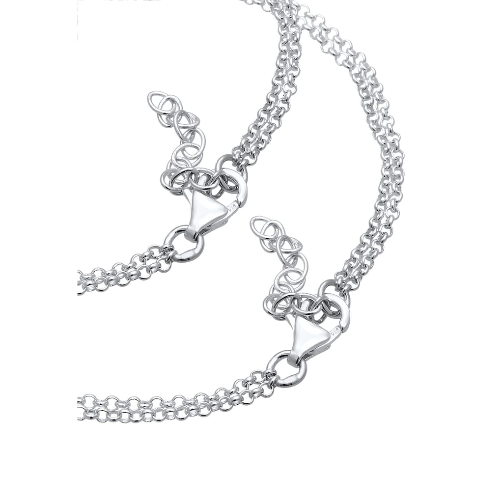 Elli Schmuckset »Mutter Kind Set Infinity Endlos Symbol 925 Silber«