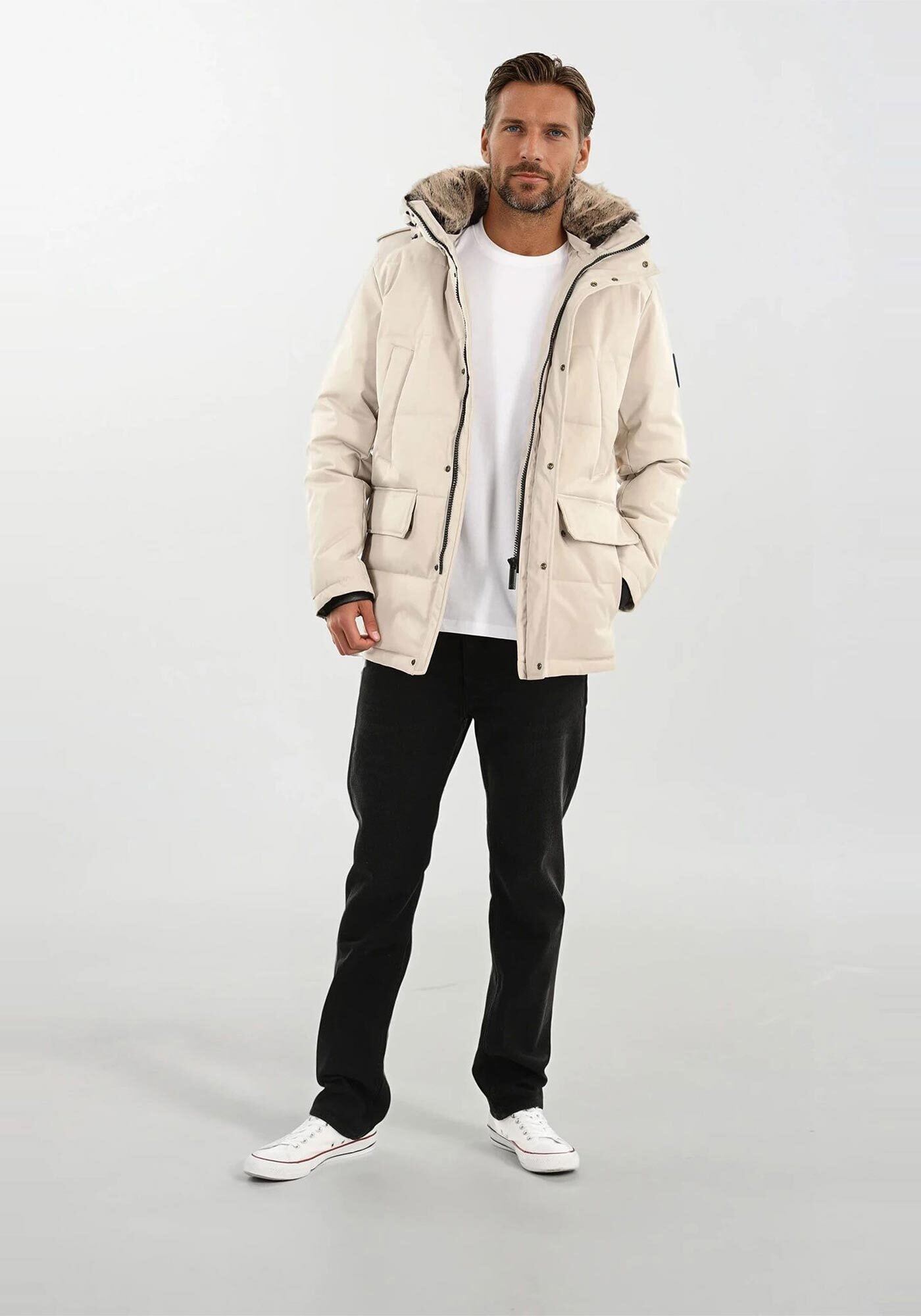 Alessandro Salvarini Winterjacke "ASGiova" Parka mit warmem Kunstfellkragen günstig online kaufen