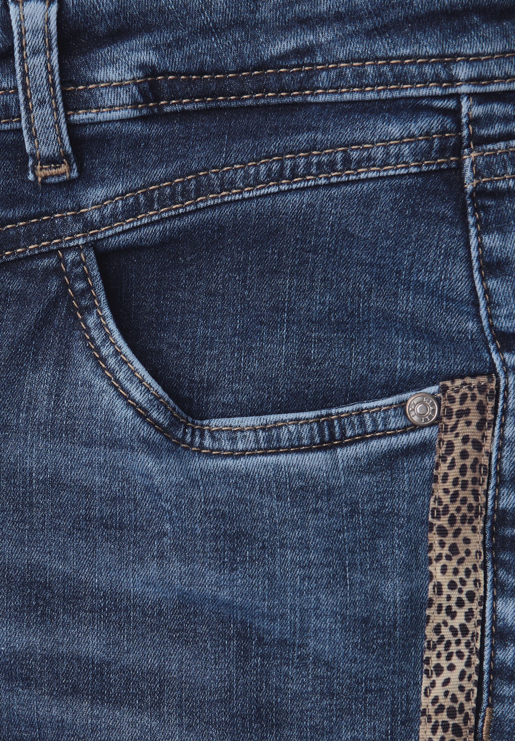 STREET ONE Comfort-fit-Jeans Middle Waist