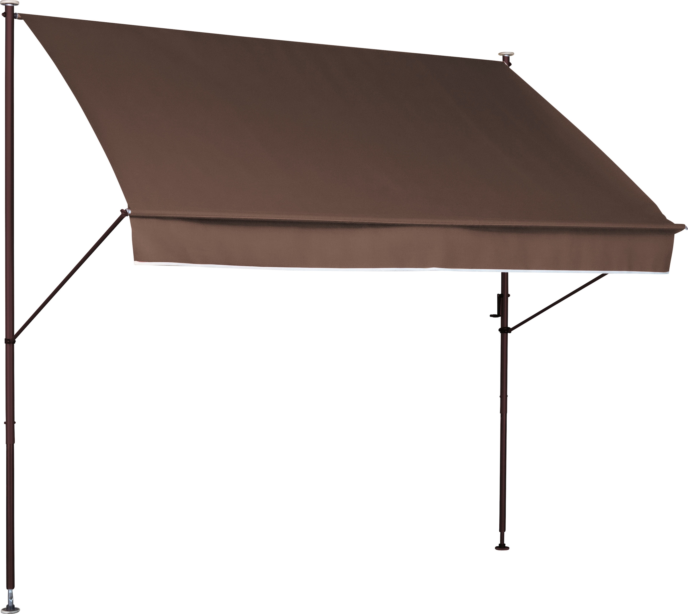 Angerer Freizeitmöbel Klemmmarkise »Style«, BxH: 300 x 225-275 cm, Ausfall 150 cm