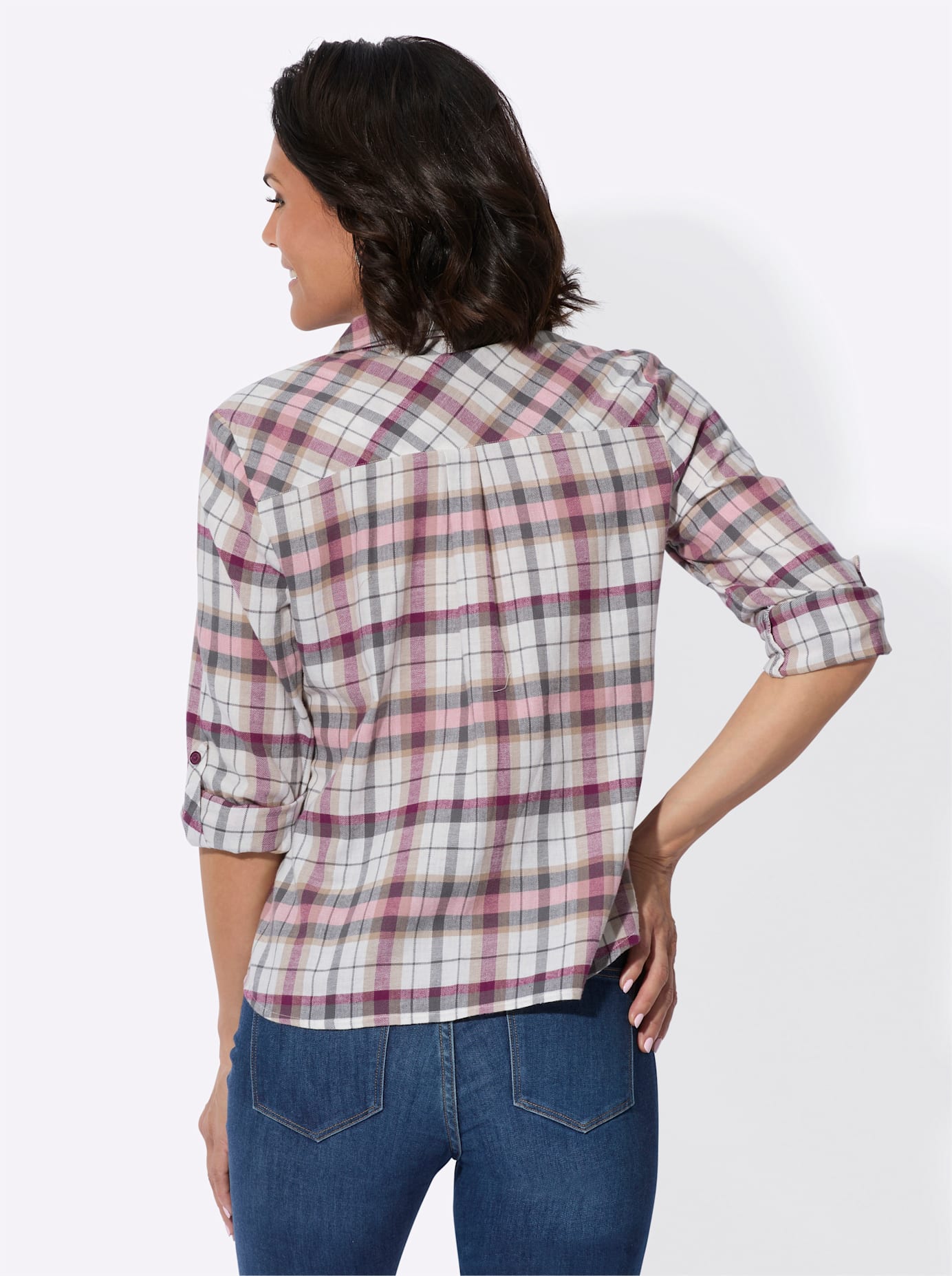 Thumbnail - Casual Looks Flanellbluse