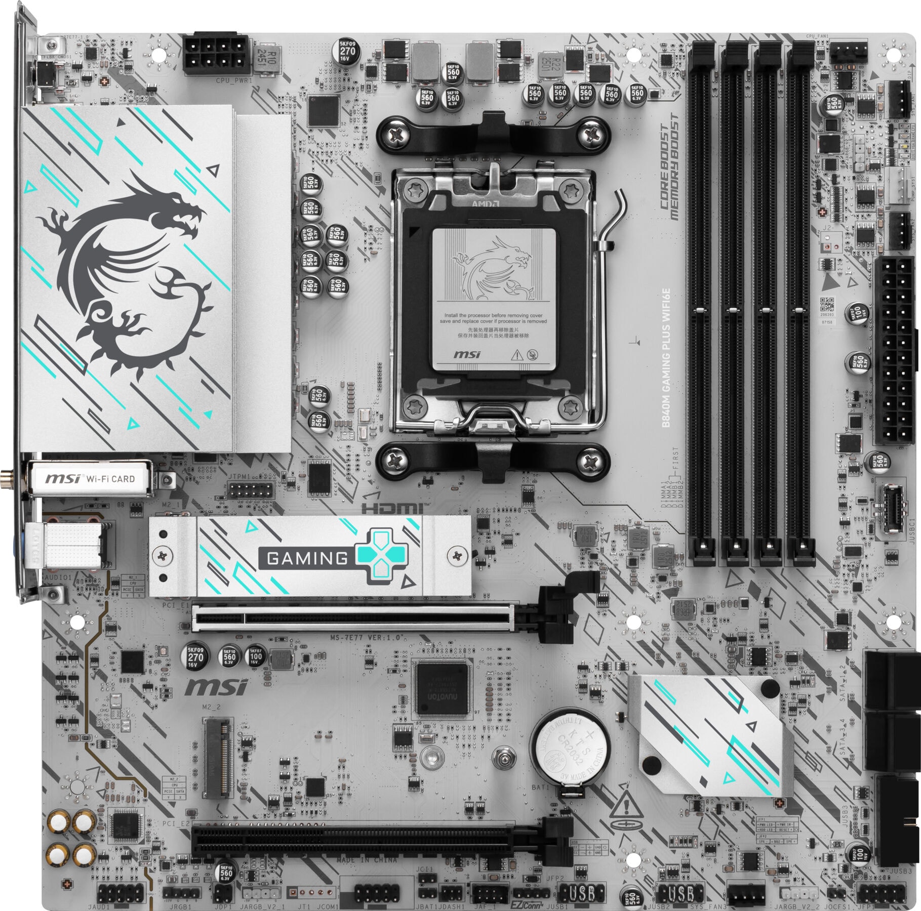 MSI Mainboard »B840 GAMING PLUS WIFI«