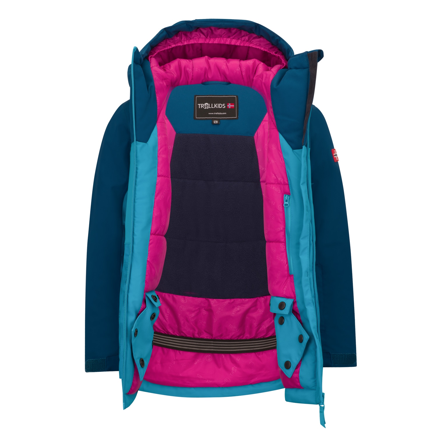 TROLLKIDS Regenjacke »GIRLS LIFJELL JACKET XT« sportlicher Stil, aus Polyester, für Kinder und Jugendliche