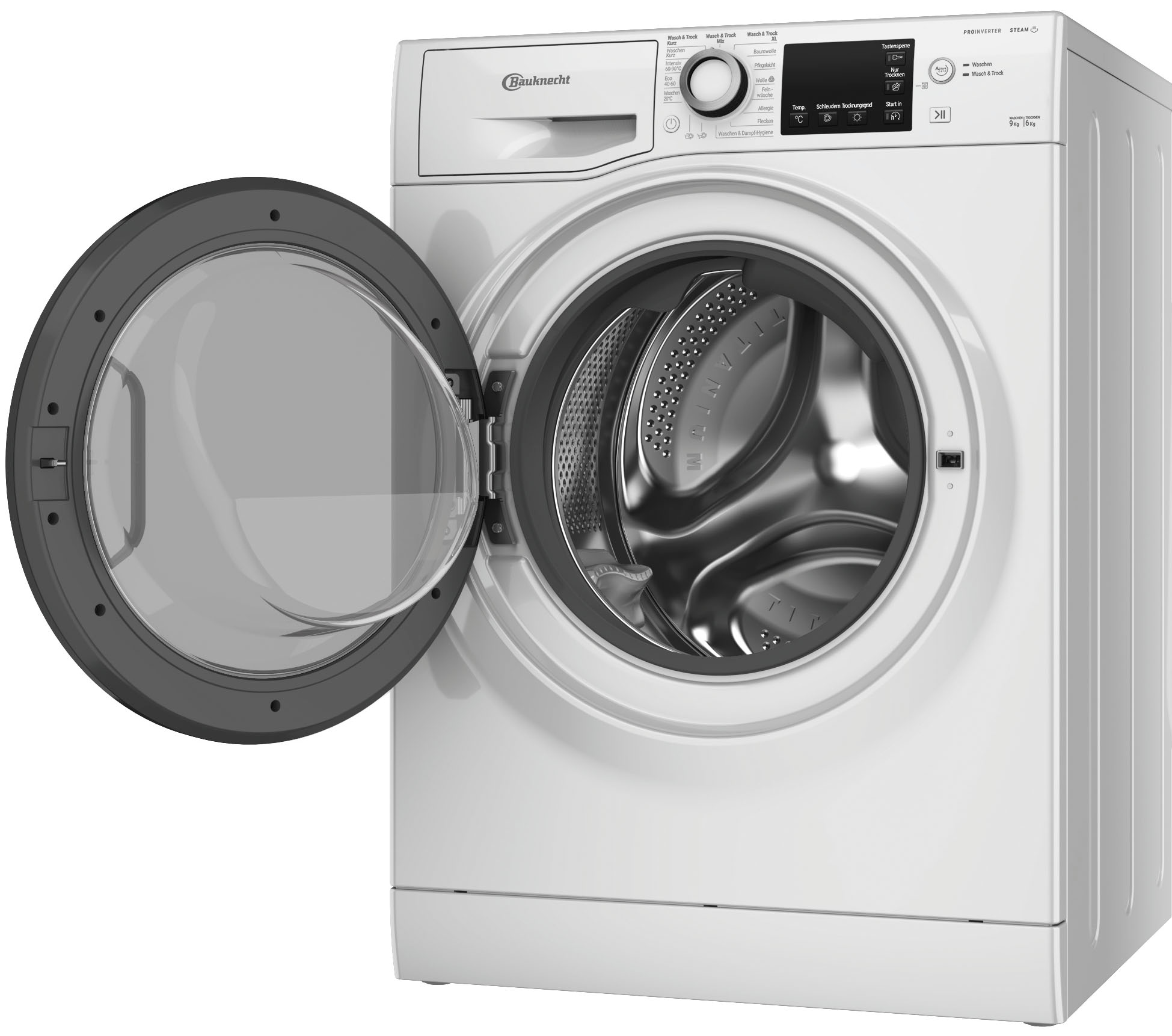 BAUKNECHT Waschtrockner "WT Super Eco 96S 41 N" 9 kg /6 kg 75 dB(A) 4 Jahre günstig online kaufen