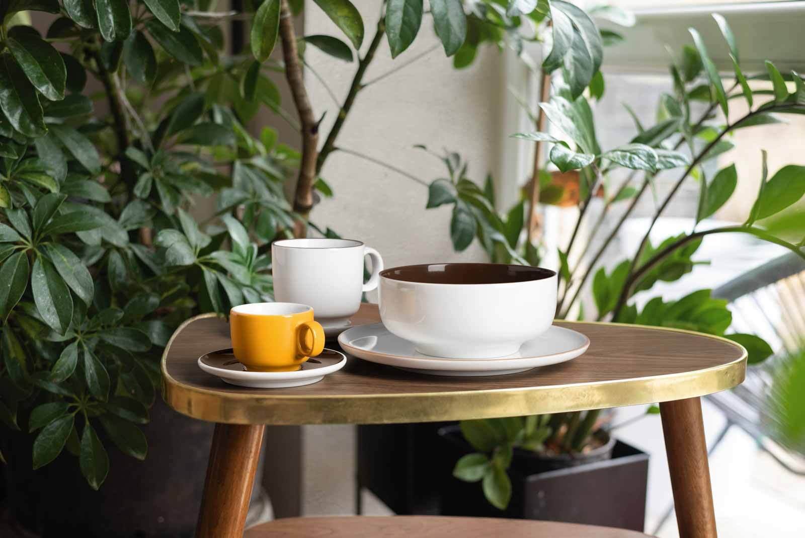 Seltmann Weiden Tasse »Cappuccinotassen mit Untertassen Sento Home Pure Lines 300 ml 6er Set« Spülmaschinengeeignet, Mikrowellengeeignet, Ofenfest, Salamandergeeignet, Kühlschrankgeeignet, Gefrierschrankgeeignet