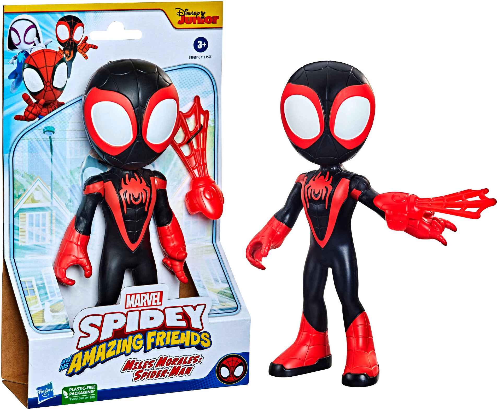 Hasbro Spielfigur »Spidey and His Amazing Friends, große Miles Morales: Spider-Man Figur«