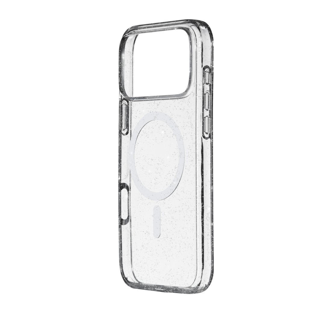 White Diamonds Smartphone-Hülle »Cover "Mag Glitter" für Apple iPhone 17 Pro Max, Transparent« Anti-Vergilbung, Kraztschutz, Stoßfeste Ecken
