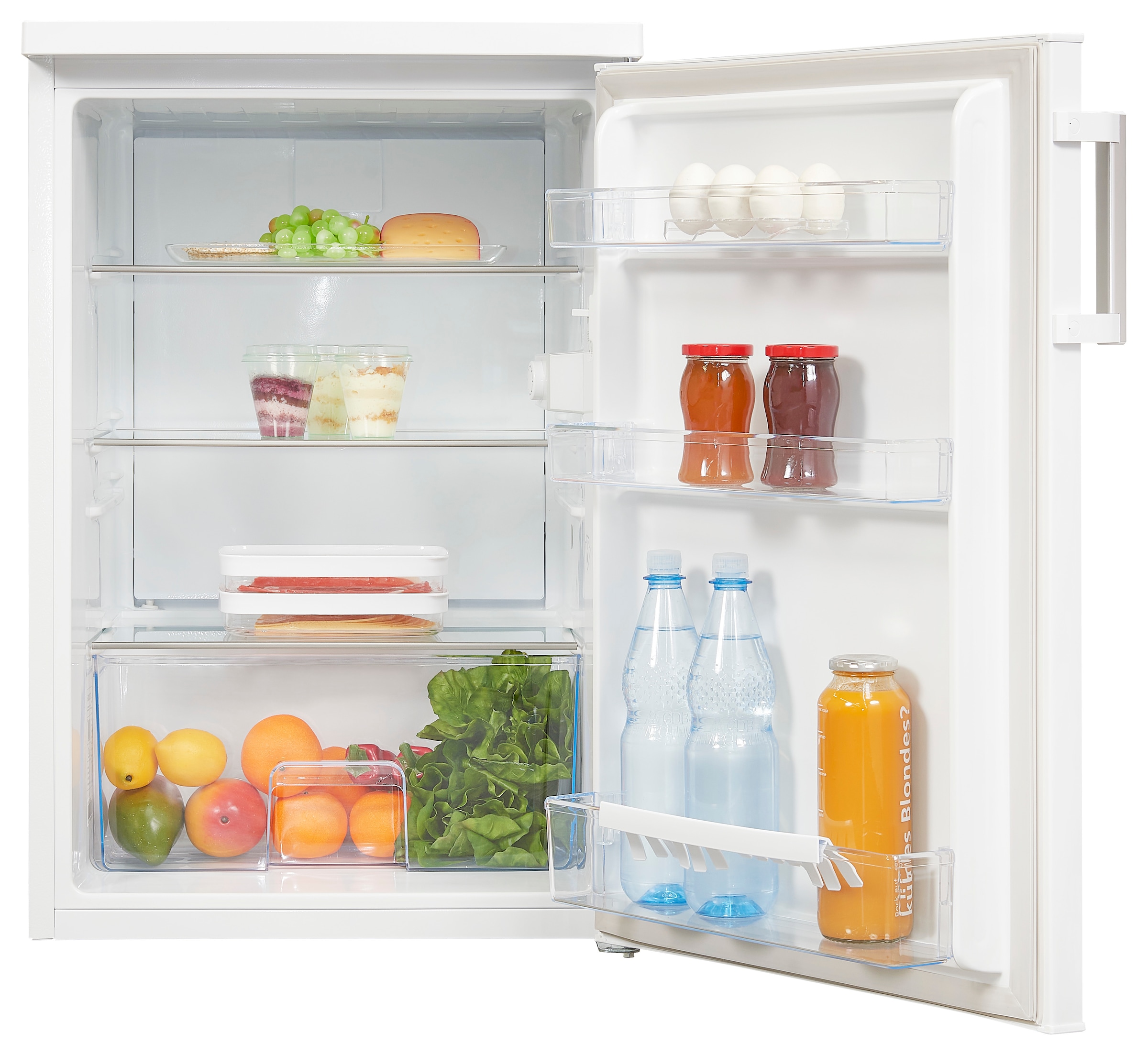 exquisit Kühlschrank »KS16-V-H-010D weiss«, Energieeffizienzklasse D, 133 Liter Nutzinhalt