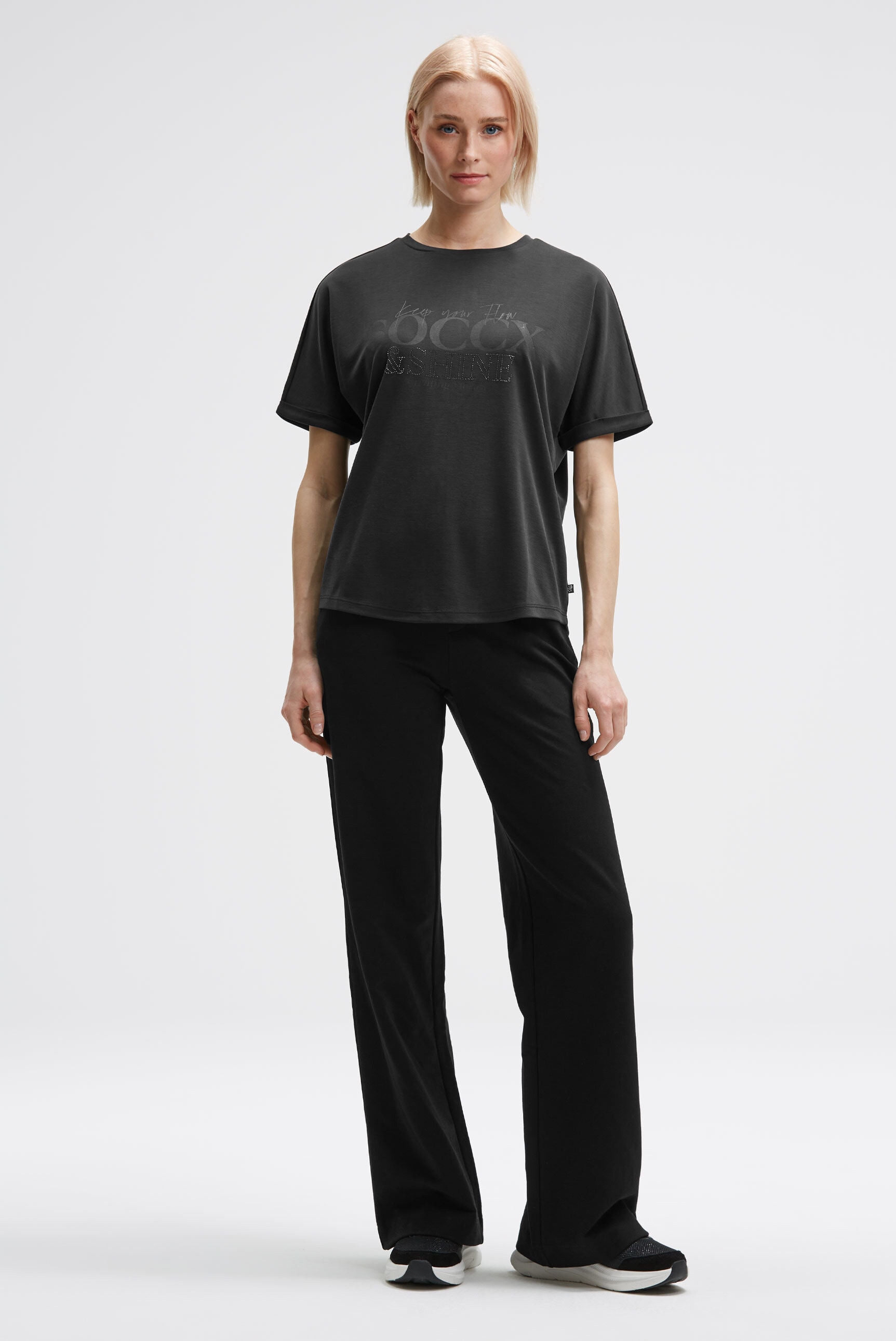 SOCCX Rundhalsshirt, mit Fledermausärmeln