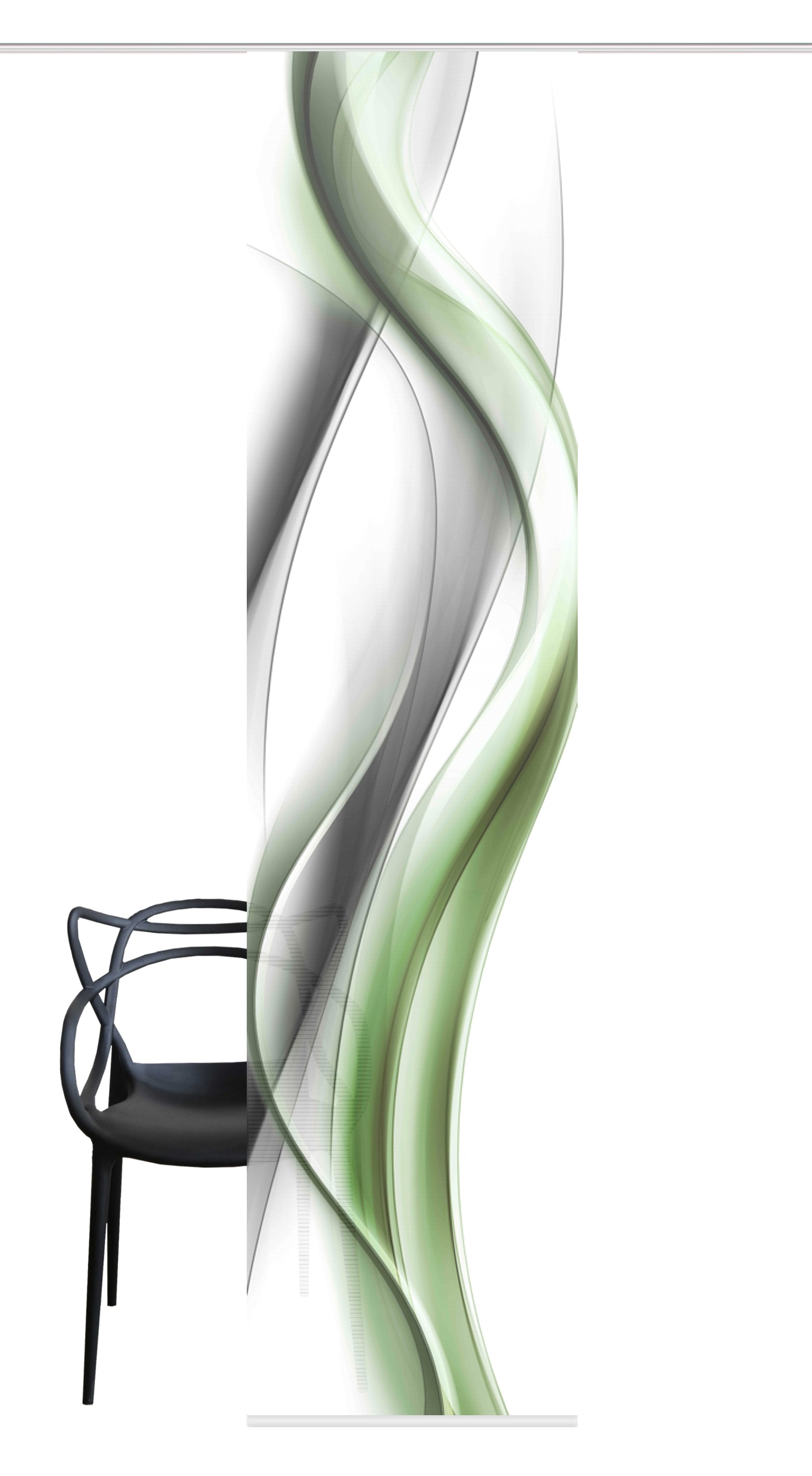 Thumbnail - Vision S Schiebegardine "CARA" Paneelwagen 1 Stk. tlg. Schiebevorhang Bambusoptik, Digitaldruck