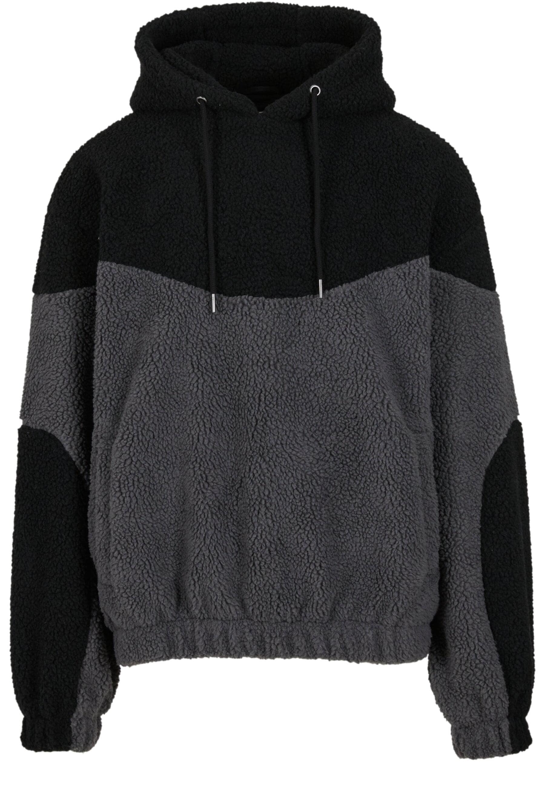 URBAN CLASSICS Kapuzensweatshirt "Urban Classics Weavy Colorblock Teddy Hoo günstig online kaufen