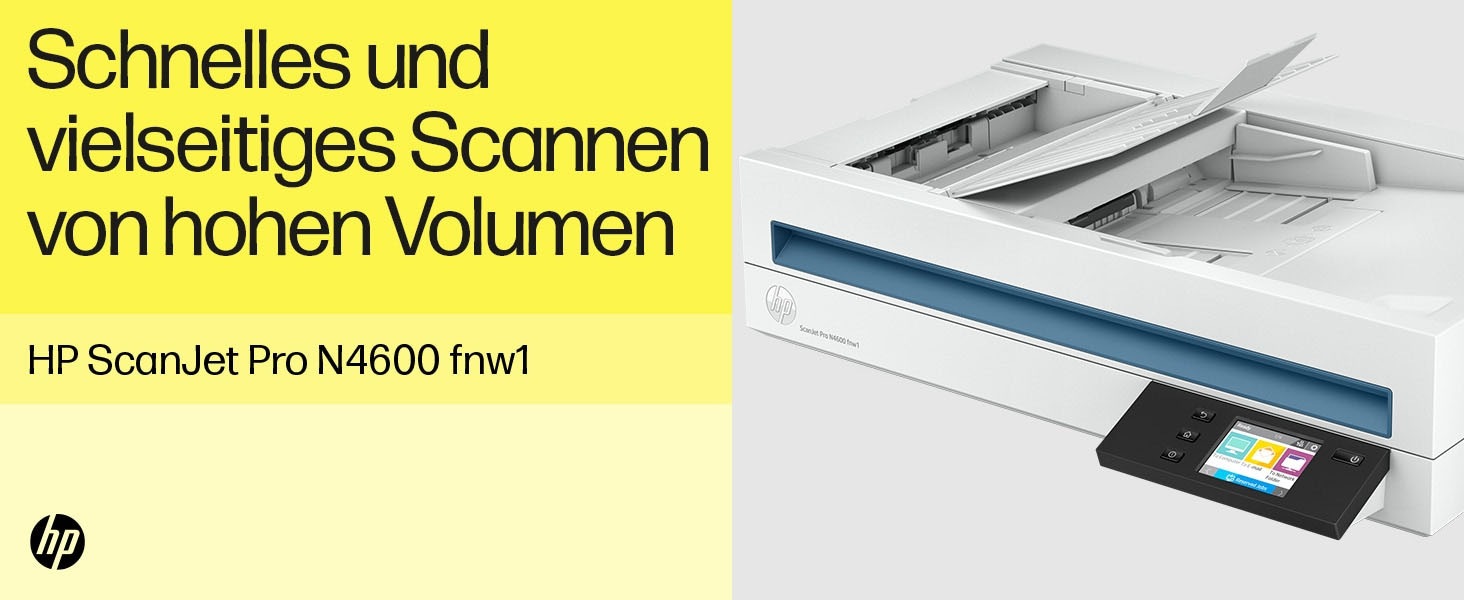 HP Scanner »Scanjet Pro N4600 fnw1«