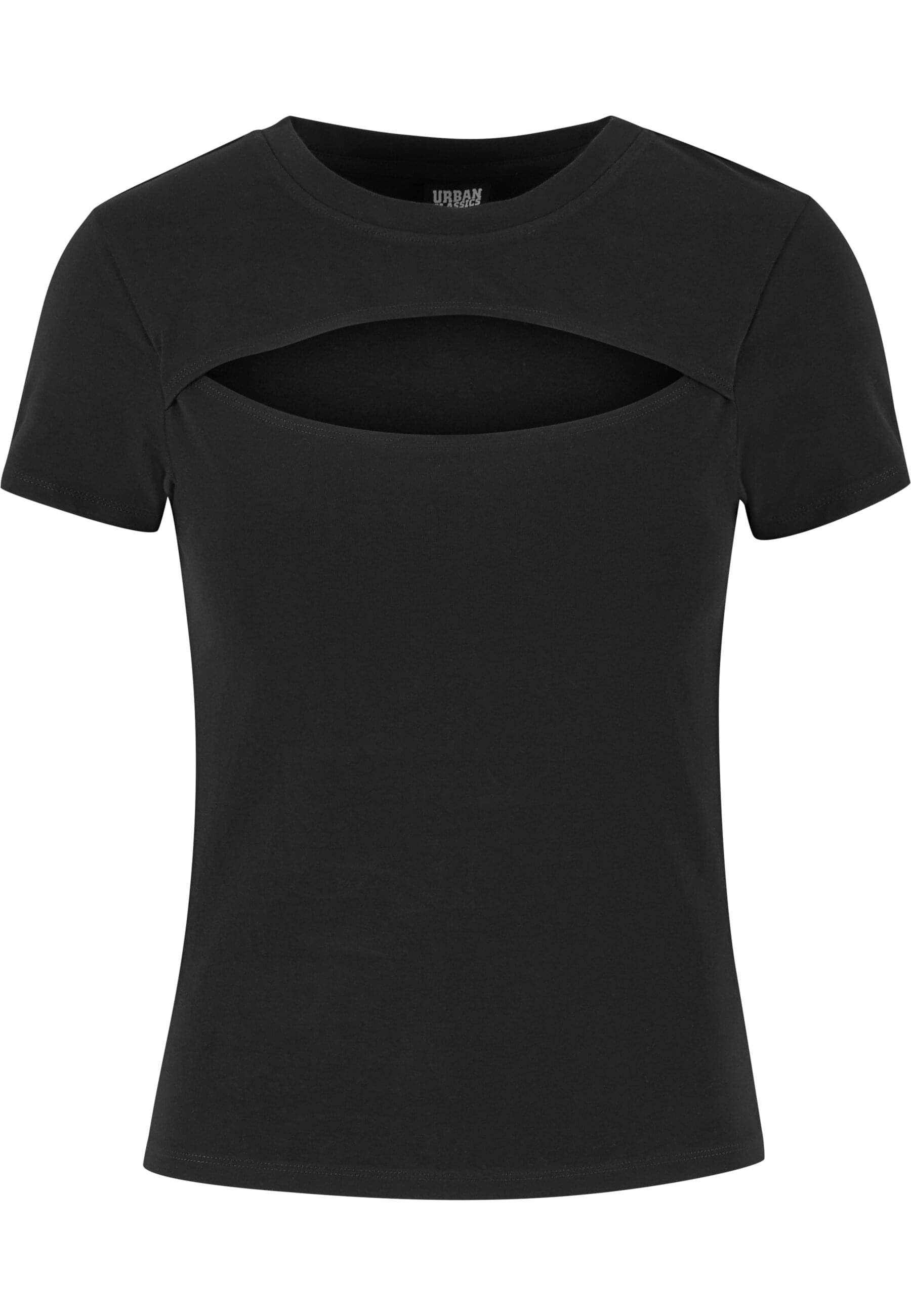 URBAN CLASSICS T-Shirt "Urban Classics Ladies Short Cut Out Tee" 1 Stk. tlg günstig online kaufen