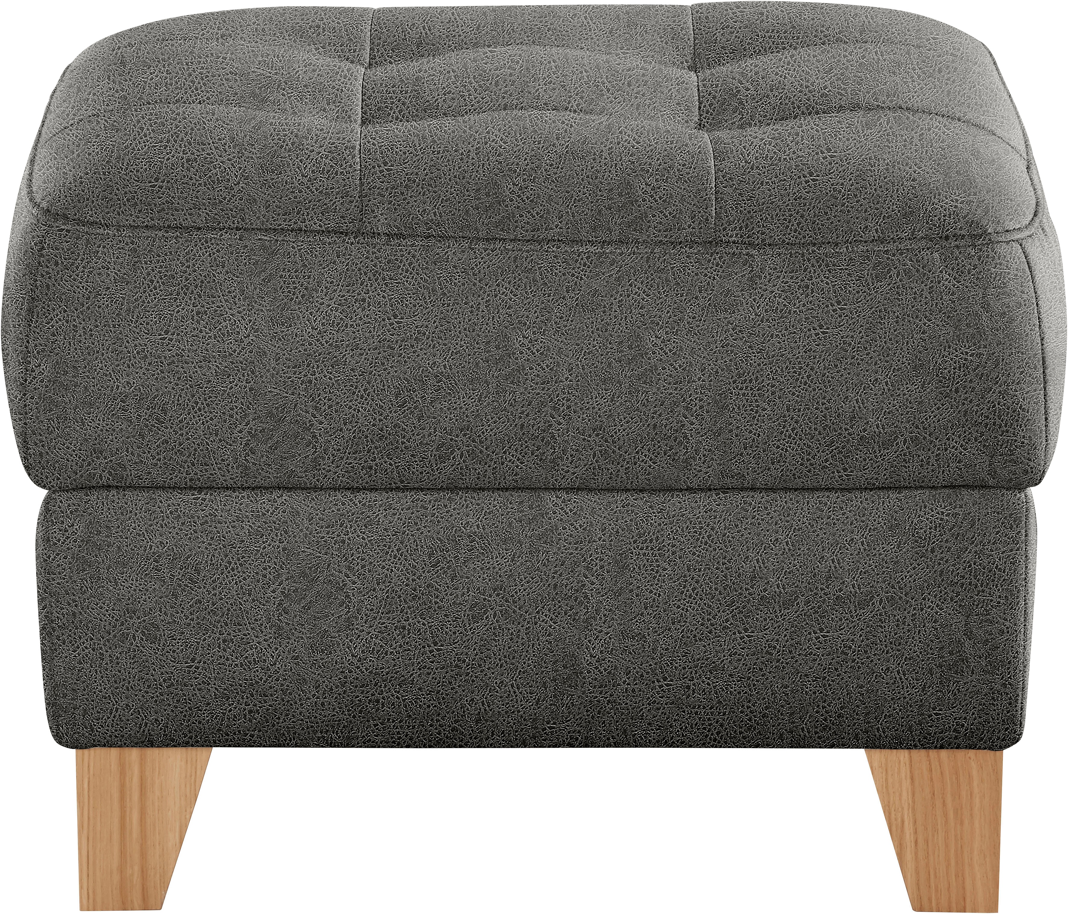 Thumbnail - exxpo - sofa fashion Hocker "Elio bequemer Sitzkomfort und aufwendiger Detailverarbeitung", mit Staufach unter der Sitzf...