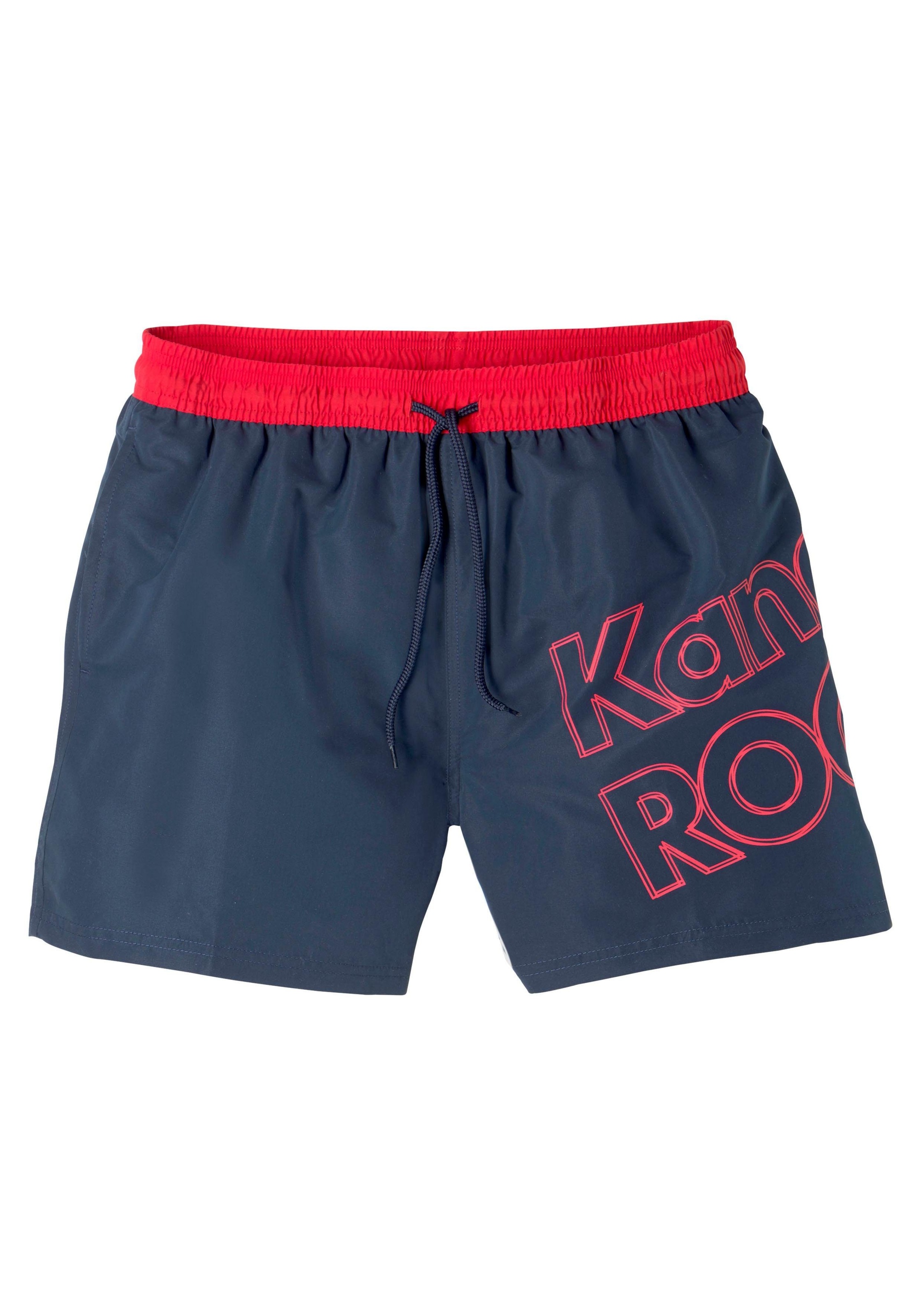 KangaROOS Badeshorts "Adams", mit großem Logoschriftzug günstig online kaufen