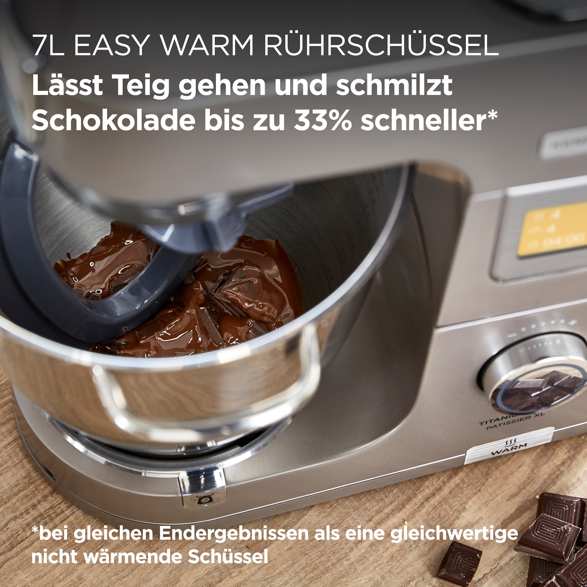 KENWOOD Küchenmaschine »Titanium Chef Patissier XL KWL90.594SI«, Wärmefunktion, zusätzliche 5 l Schüssel, inkl. umfangreiches Zubehör