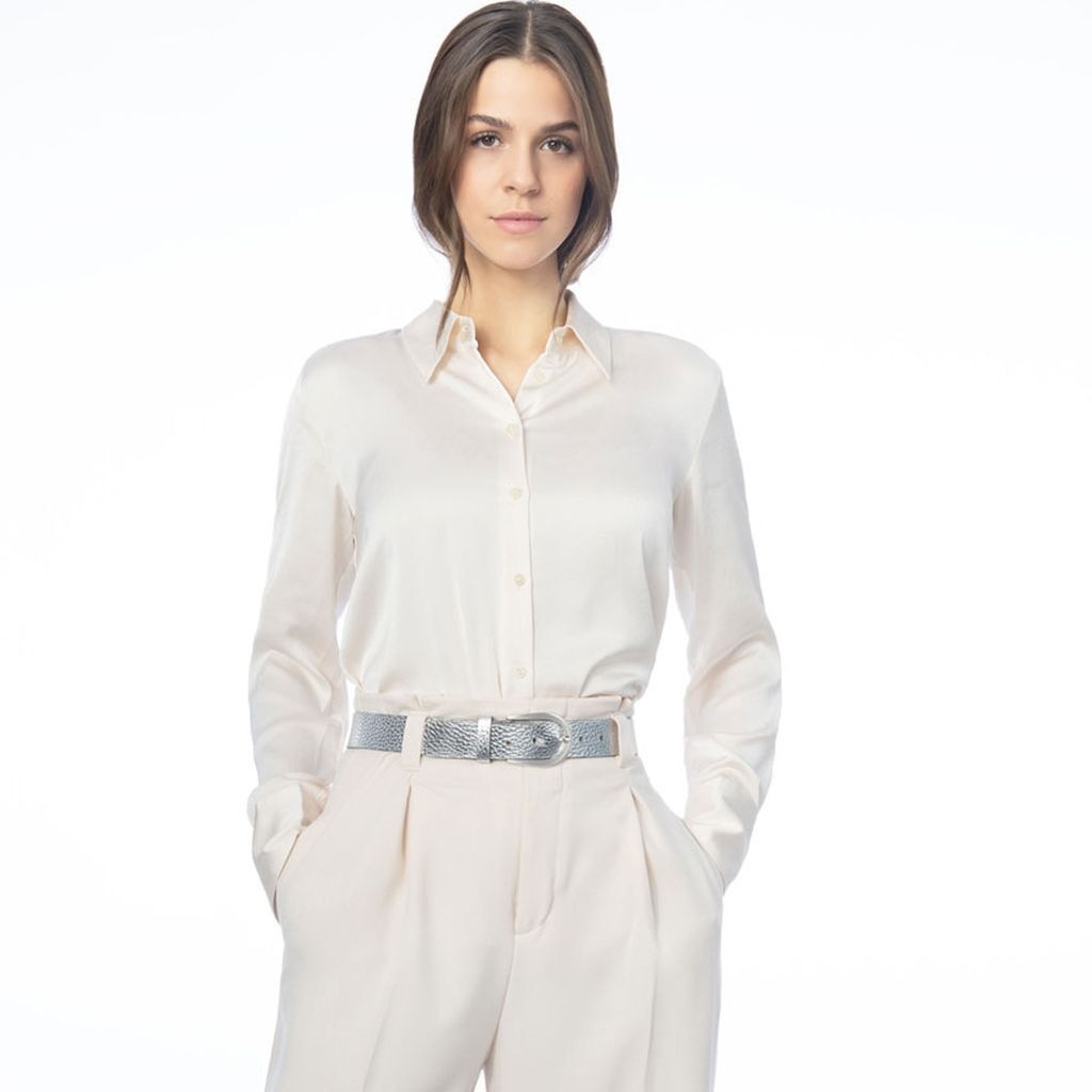 BERND GÖTZ Ledergürtel »Ledergürtel mit metallischem Moonlight-Effekt«