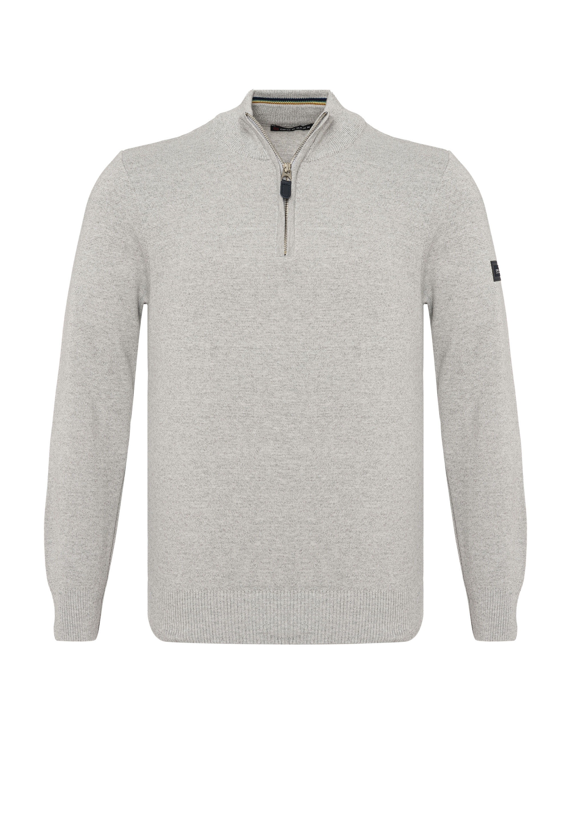 Cipo & Baxx Strickpullover »CP290« 1 Stk. aus reiner Baumwolle