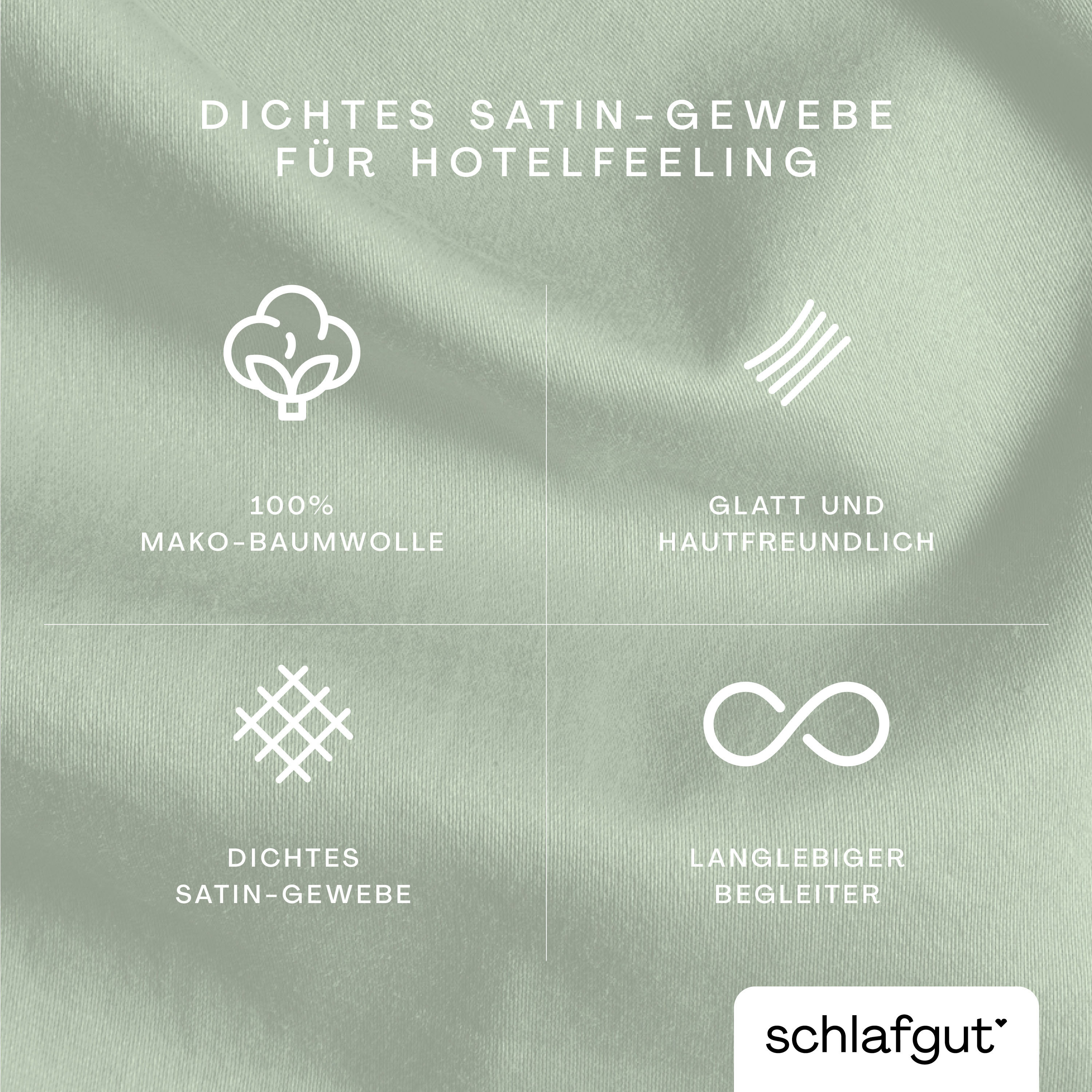 Thumbnail - Schlafgut Bettbezug "Woven Satin" besonders dicht gewebt, Mix & Match: passender Kissenbezug erhältlich