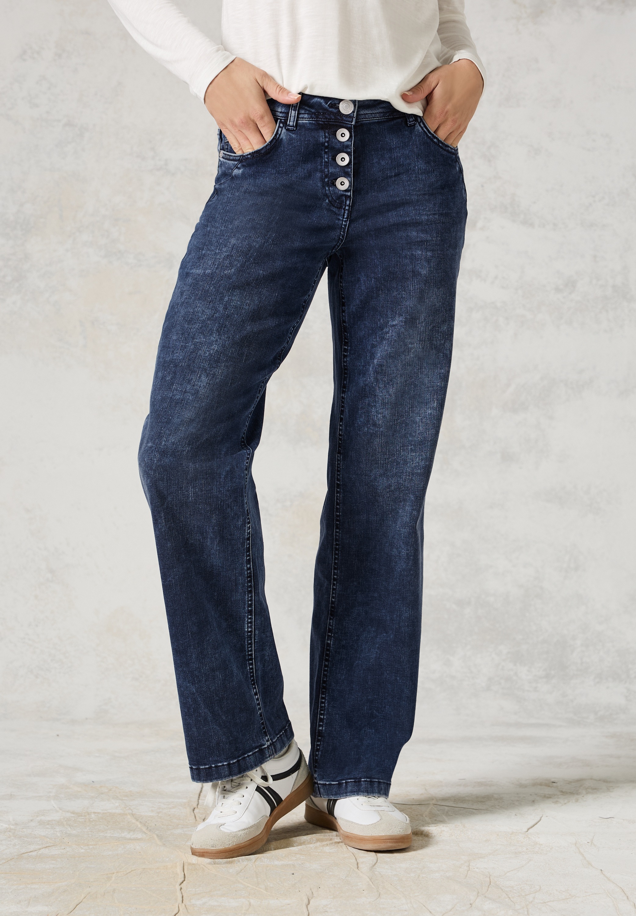 Cecil Weite Jeans, 4-Pocket Style