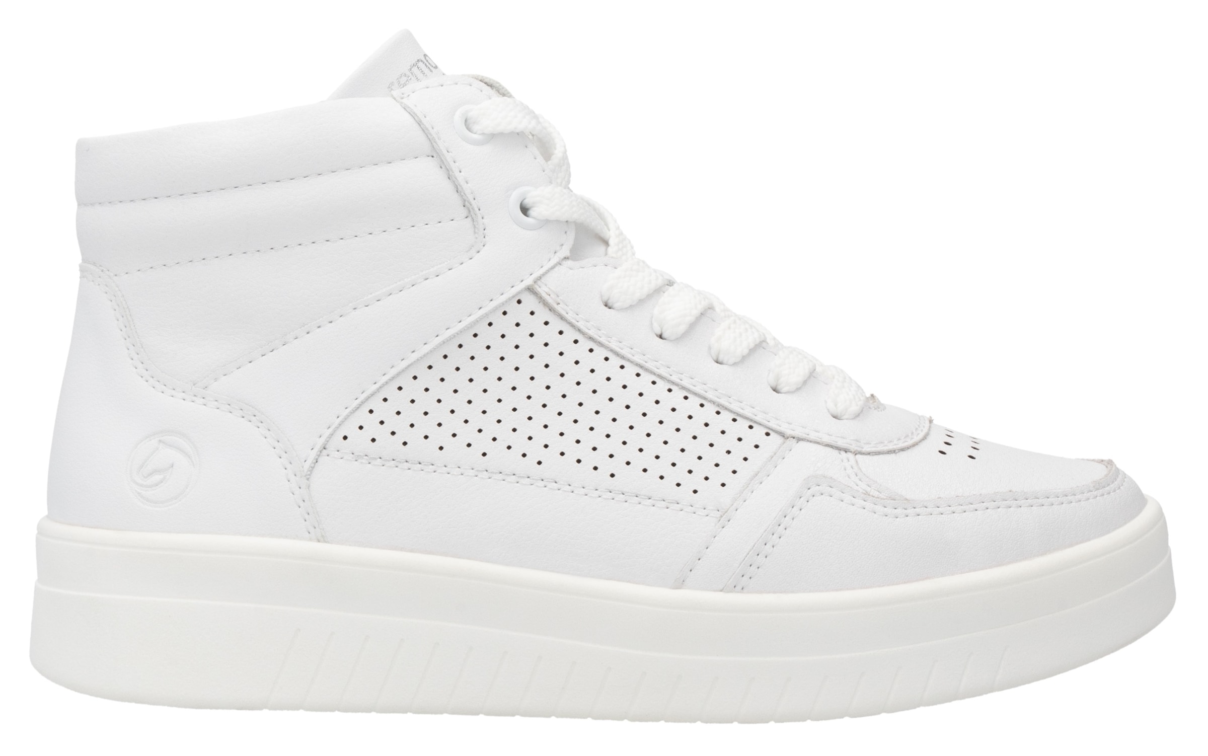 Remonte Plateausneaker, Freizeitschuh, Schnürschuh, High Top-Sneaker mit Kontrastbesatz