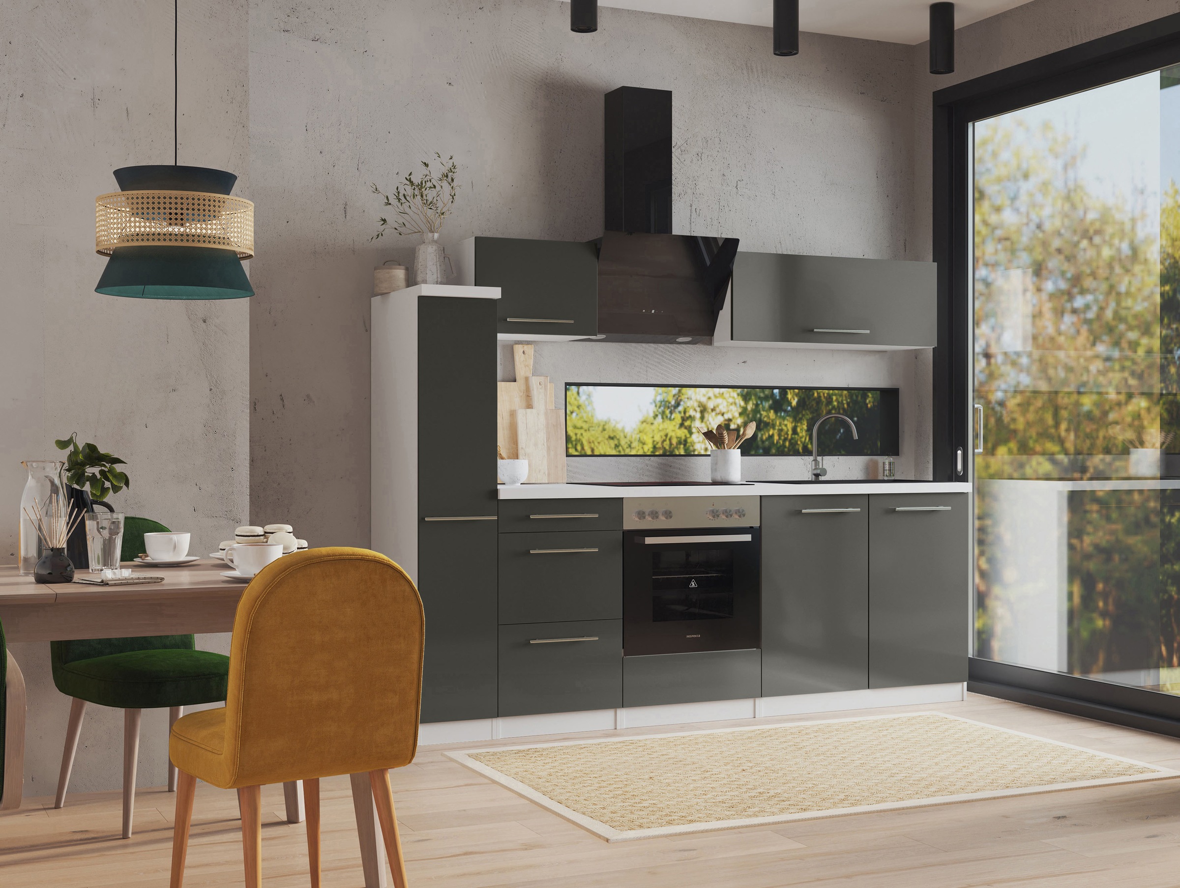 RESPEKTA Küche »Amanda« Breite 240 cm, mit Soft-Close, exklusiver Konfiguration für OTTO