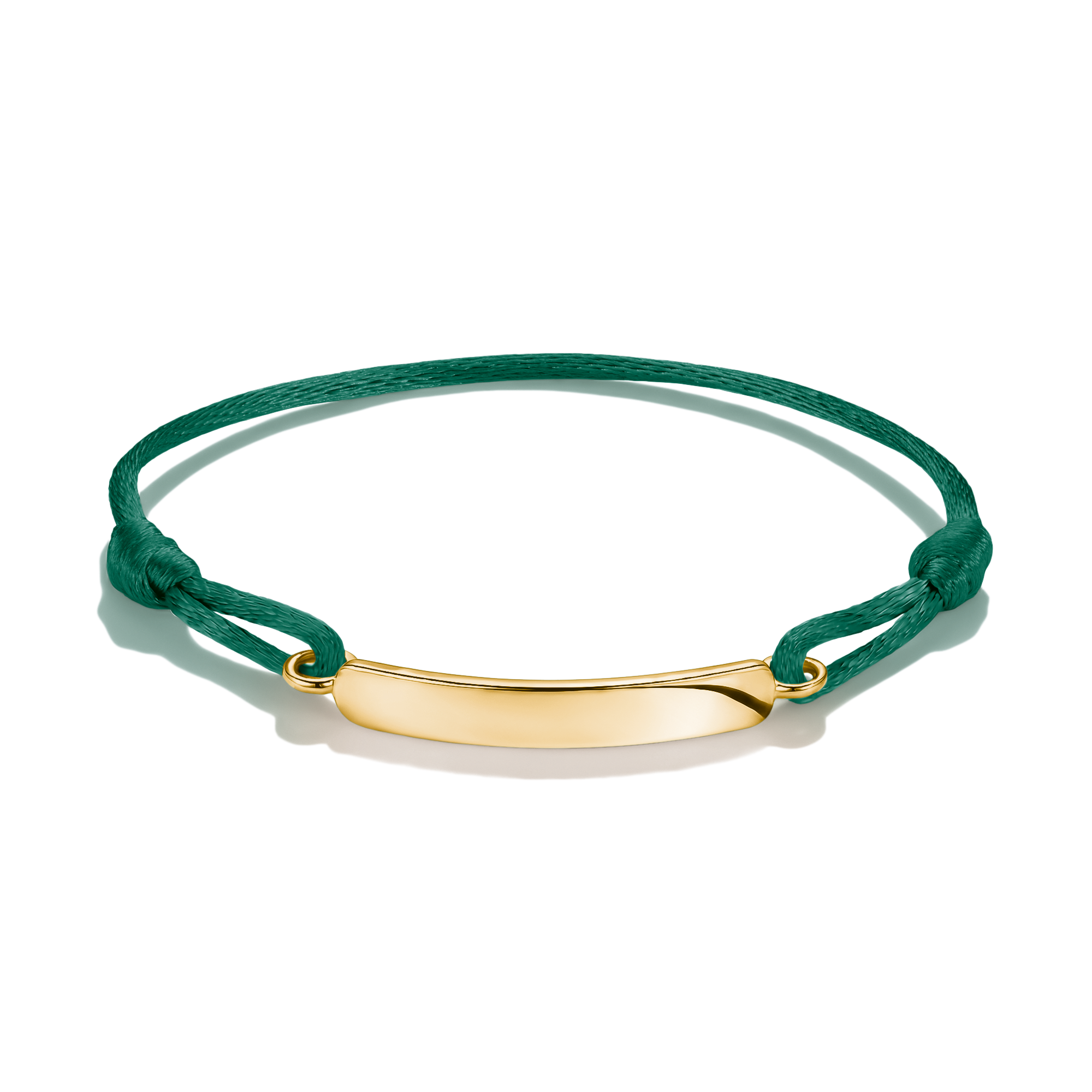 THOMAS SABO Armband »Together Textilarmband gelbgoldfarben«