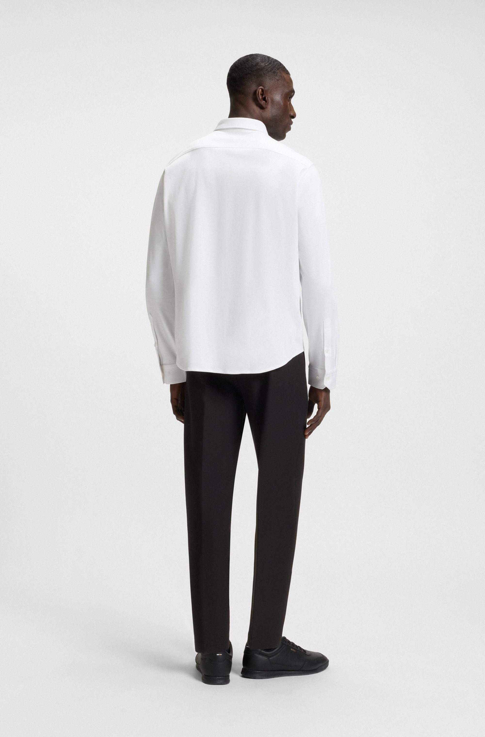 BOSS GREEN Langarmhemd »B Motion L«, softe Baumwolle, Vier-Wege-Stretch, knitterfrei