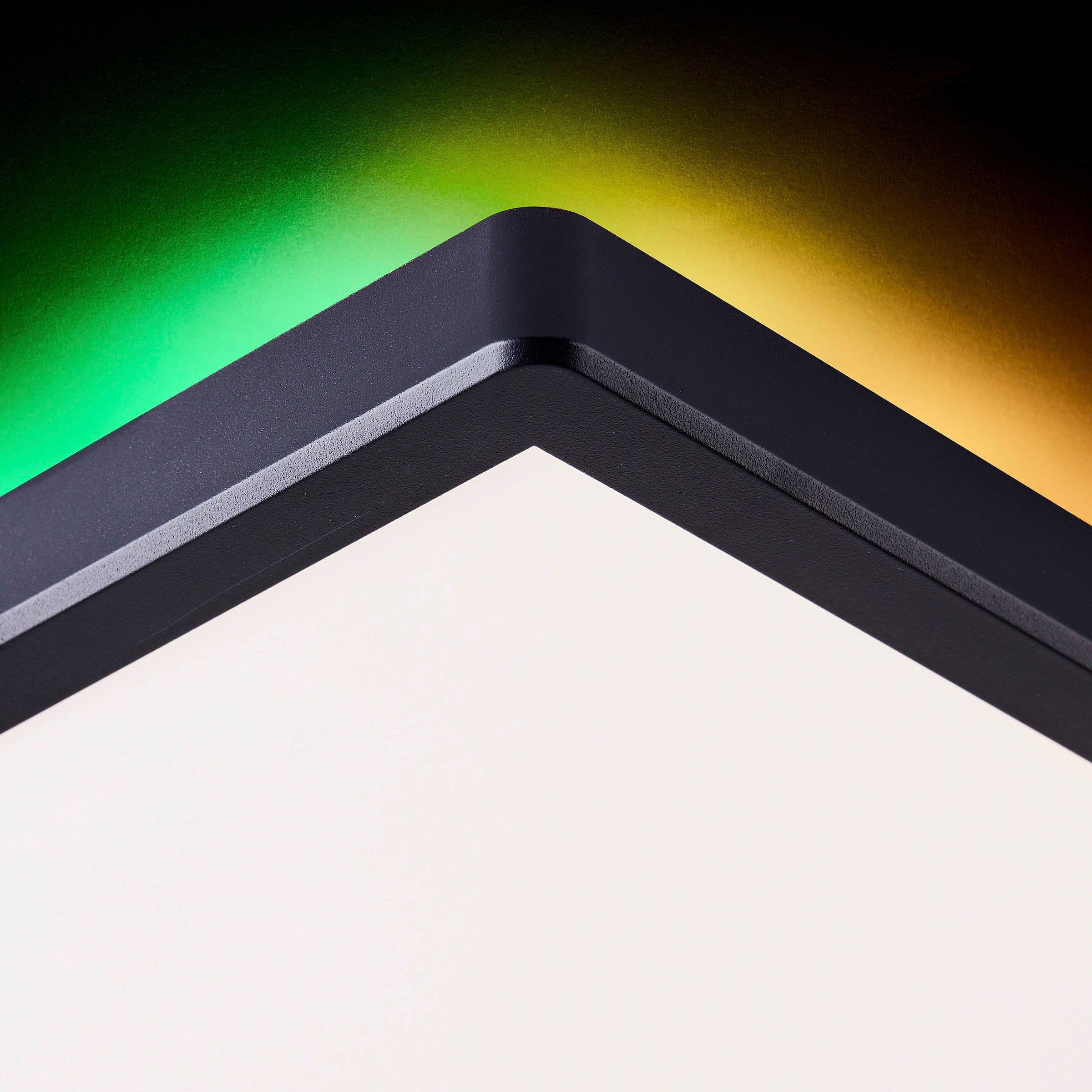 my home LED Deckenleuchte »Elliot«, Leuchtmittel LED-Board | LED fest integriert, 42 x 42 cm, 2500 Lumen, 3000-6500 Kelvin, weiß/schwarz