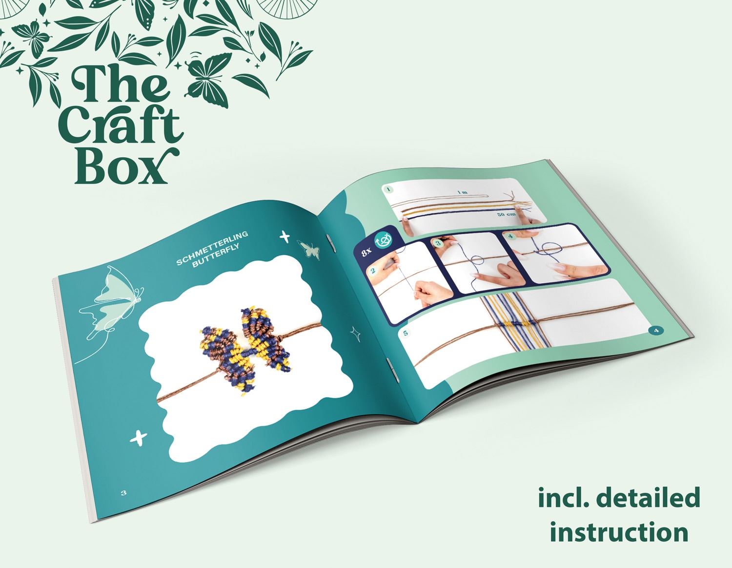 Lena® Kreativset »The Craft Box, DIY Macramé Set«