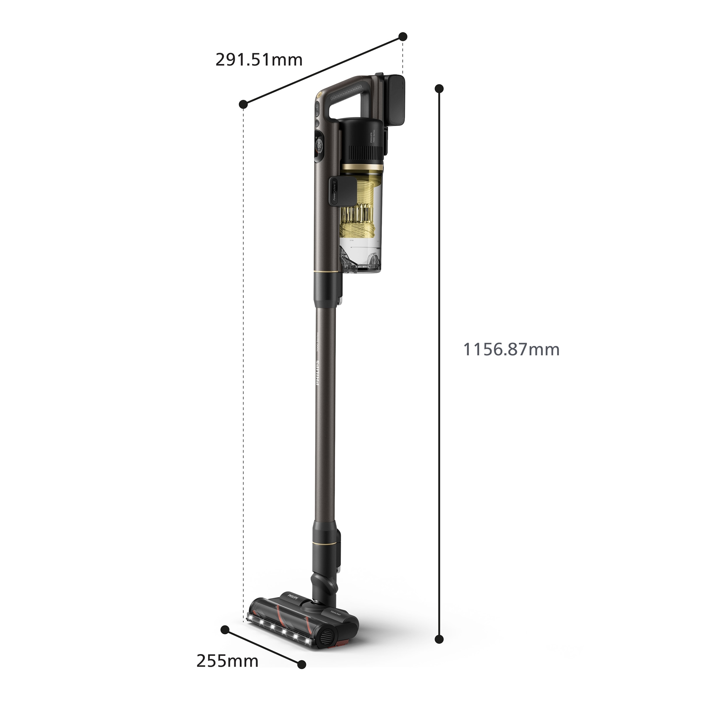 Philips Akku-Hand-und Stielstaubsauger »XC7067/01 7000 Series "Pet"« mit bis zu 80 Minuten Laufzeit und Bodendüse mit Anti-Haarentwirrung