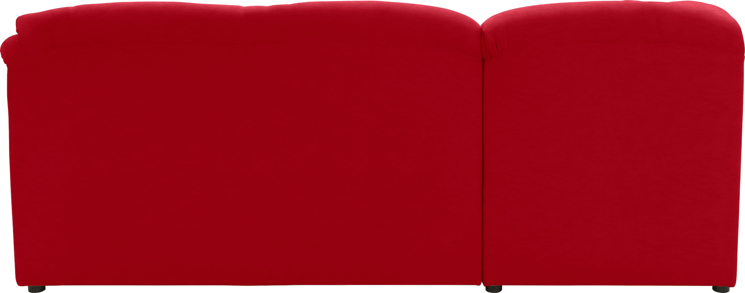 DOMO collection Ecksofa »Faenza für kleine Räume, Stellmaße 232,176cm, komfortabel, L-Form«, mit Ottomane, zeitlos, elegante Armlehnen, wahlweise mit Bettfunktion
