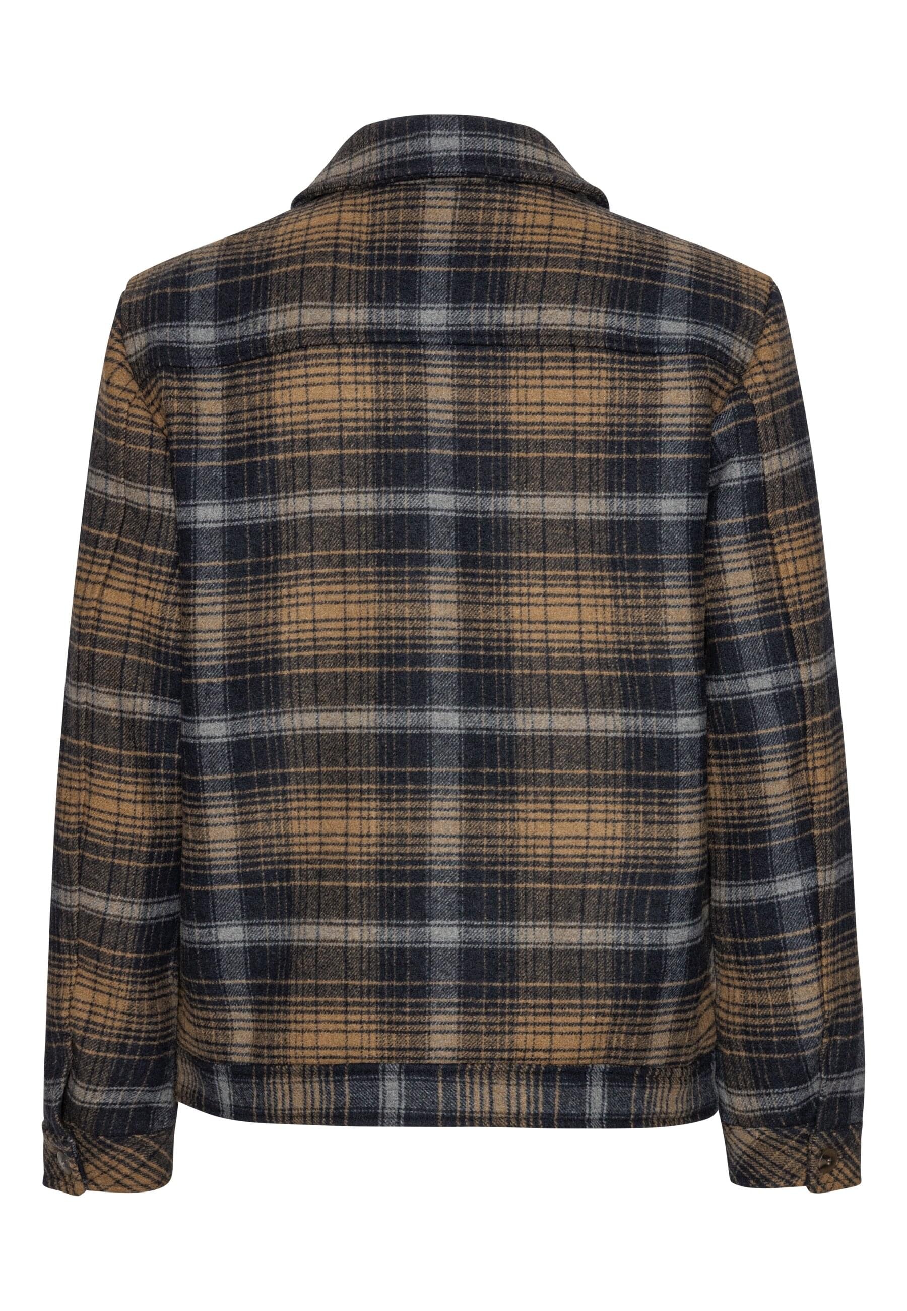 Clean Cut Copenhagen Allwetterjacke "Clean Cut Copenhagen Luke Check Wool J günstig online kaufen