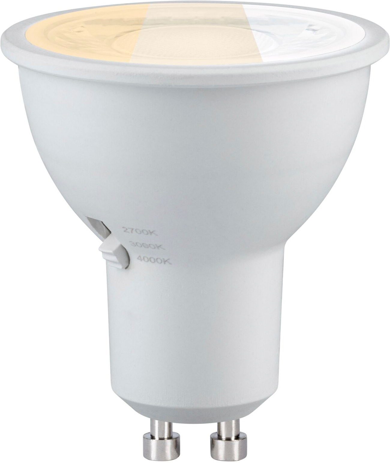 Paulmann LED-Leuchtmittel »650lm 3CCT DipSwitch 50° dim 6,9W 230V« GU10 1 Stk. Farbwechsler White Select