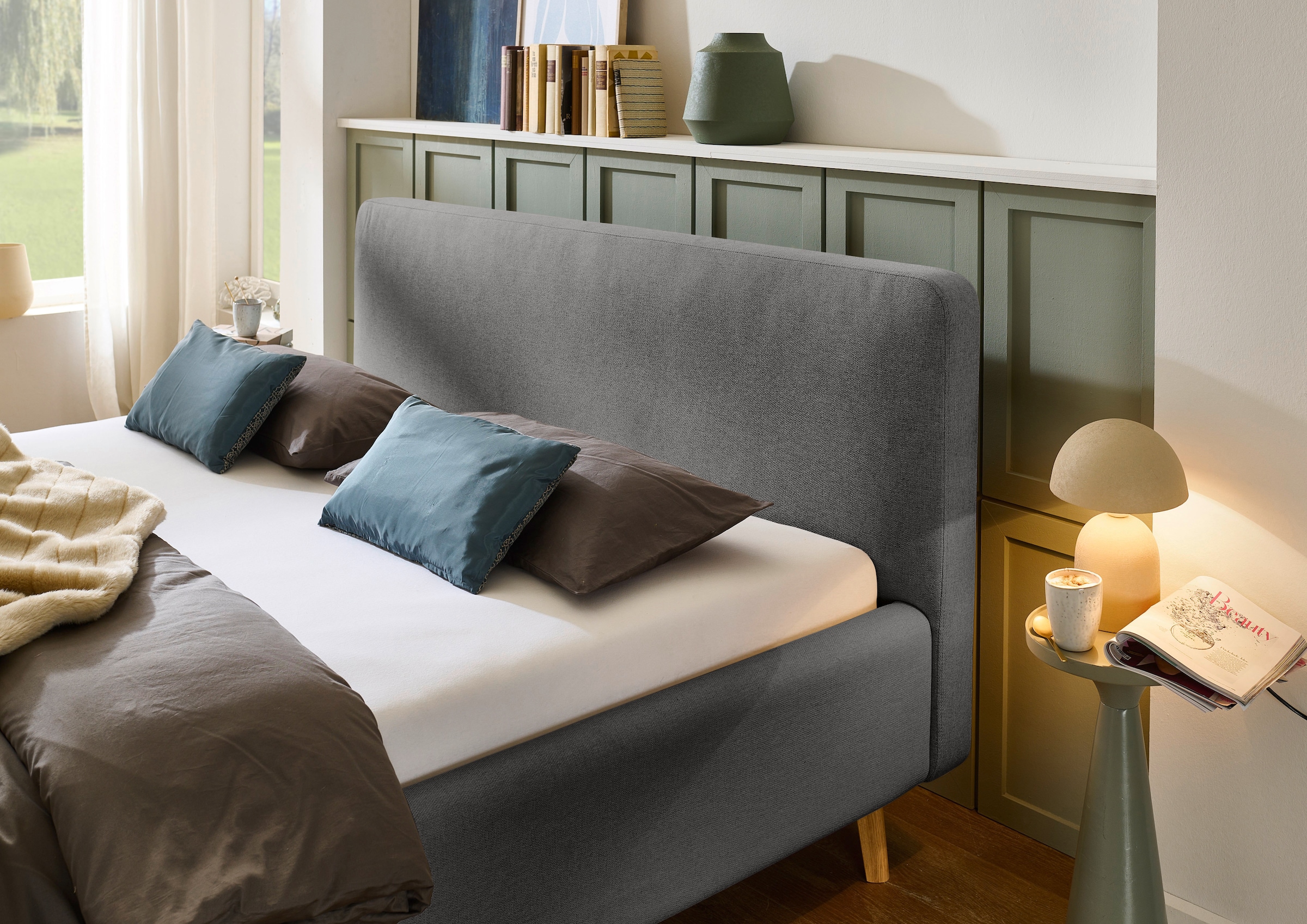 meise.möbel Polsterbett »Mattis« Topseller, wahlweise mit Bettkasten