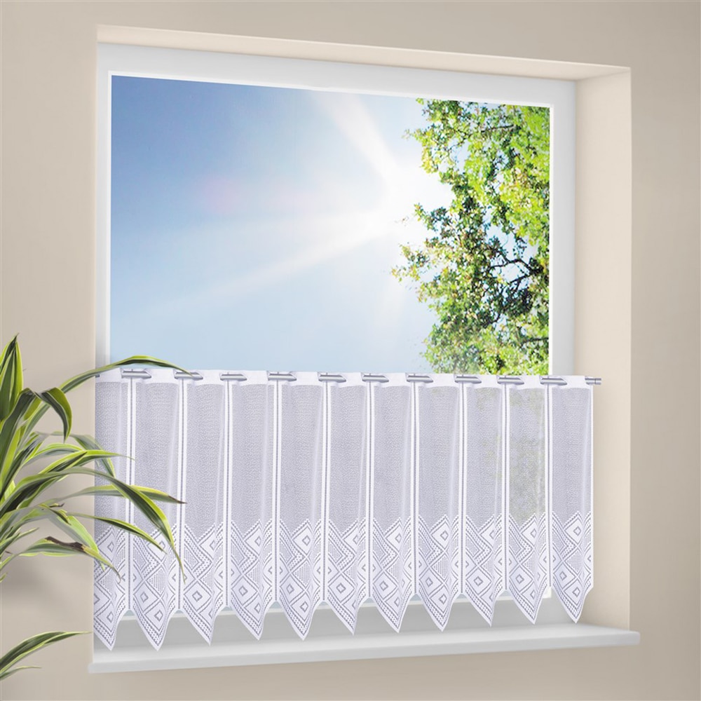 Gerster Scheibengardine "CARLINA" Stangendurchzug 1 Stk. tlg. günstig online kaufen