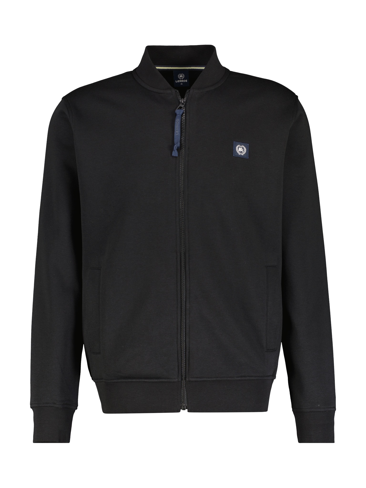 LERROS Sweatjacke "LERROS Sweatjacke mit Collegekragen" günstig online kaufen