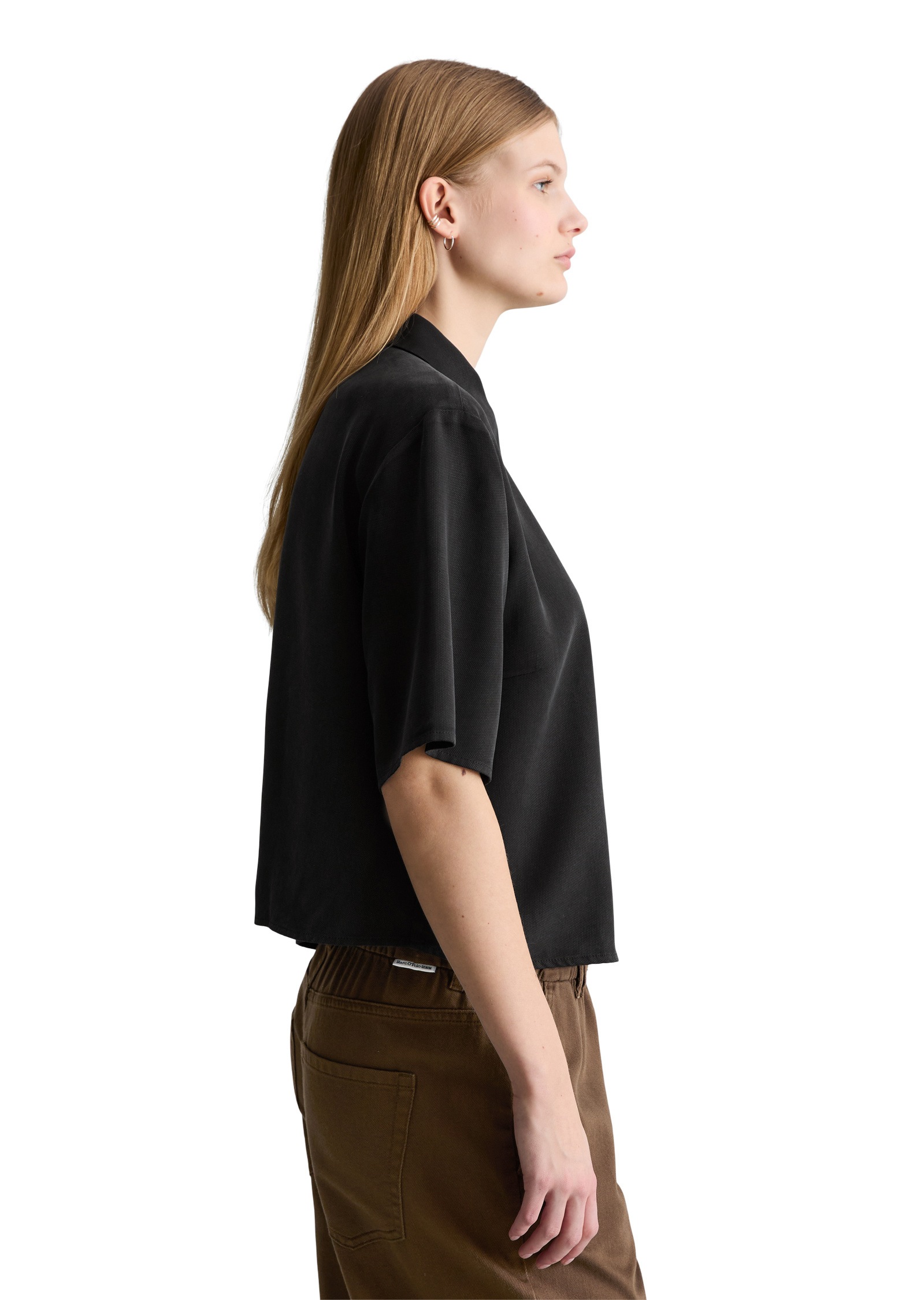 Marc O'Polo DENIM Kurzarmbluse »aus TENCEL™ Lyocell«
